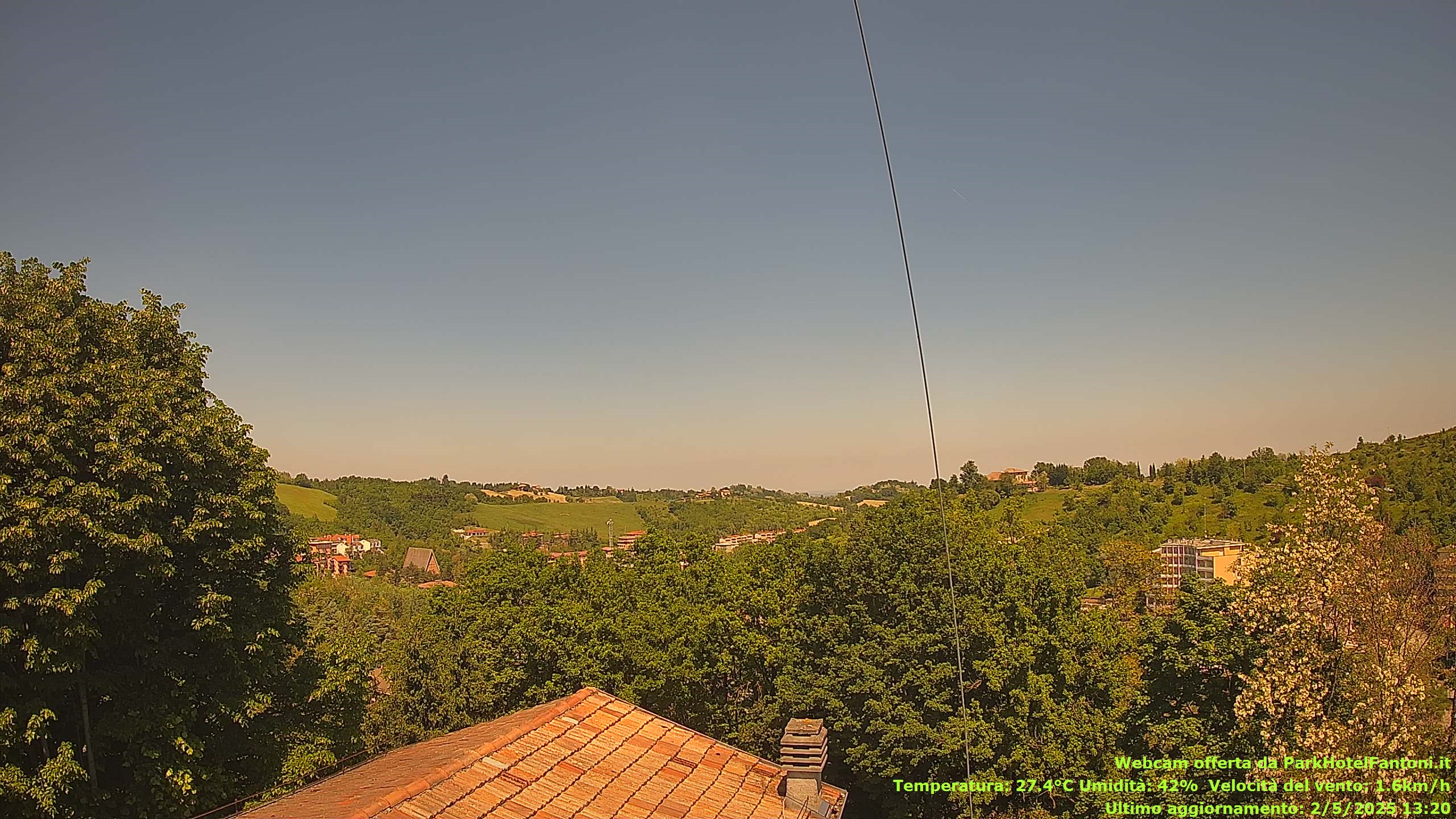 immagine della webcam nei dintorni di Tabiano Terme: webcam Salsomaggiore Terme