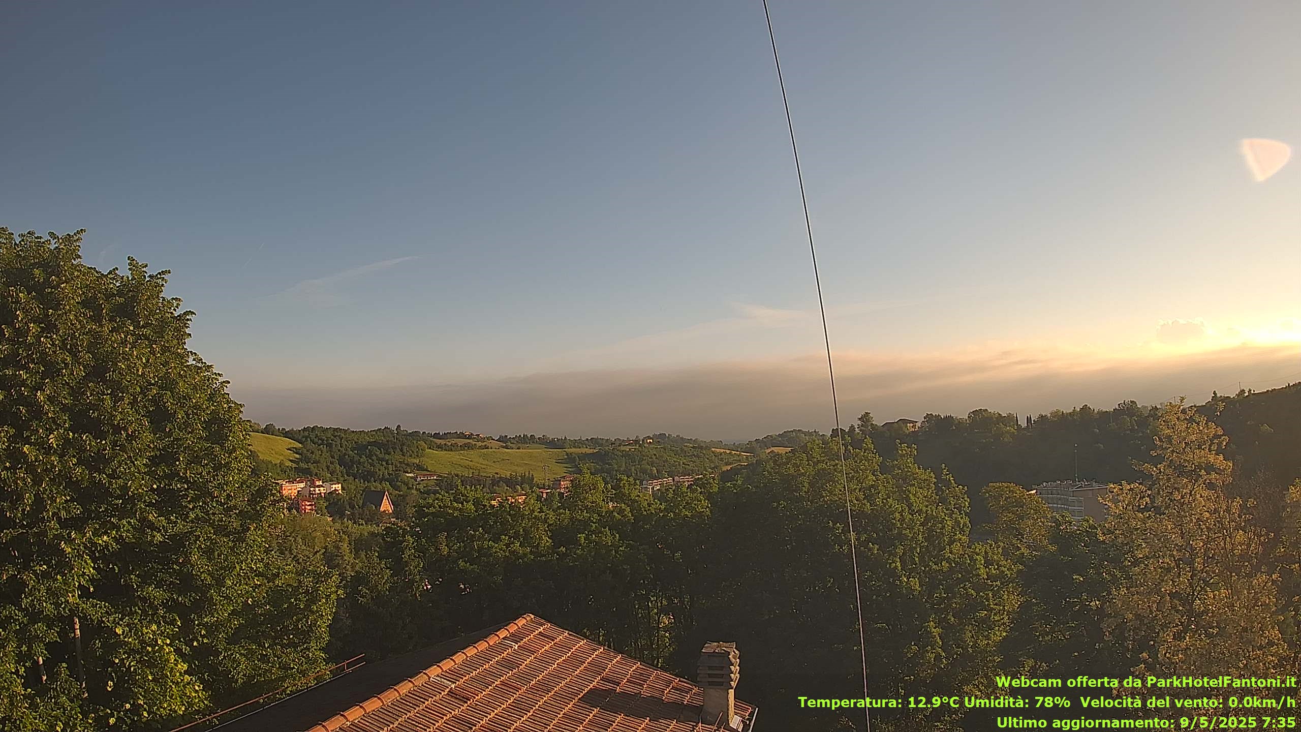 immagine della webcam nei dintorni di Alseno: webcam Salsomaggiore Terme