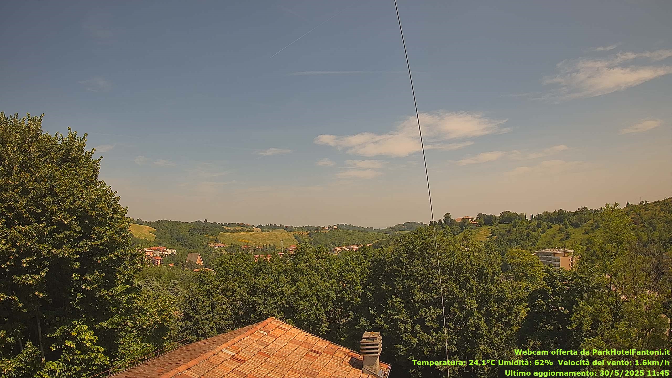 immagine della webcam nei dintorni di Varano de' Melegari: webcam Salsomaggiore Terme