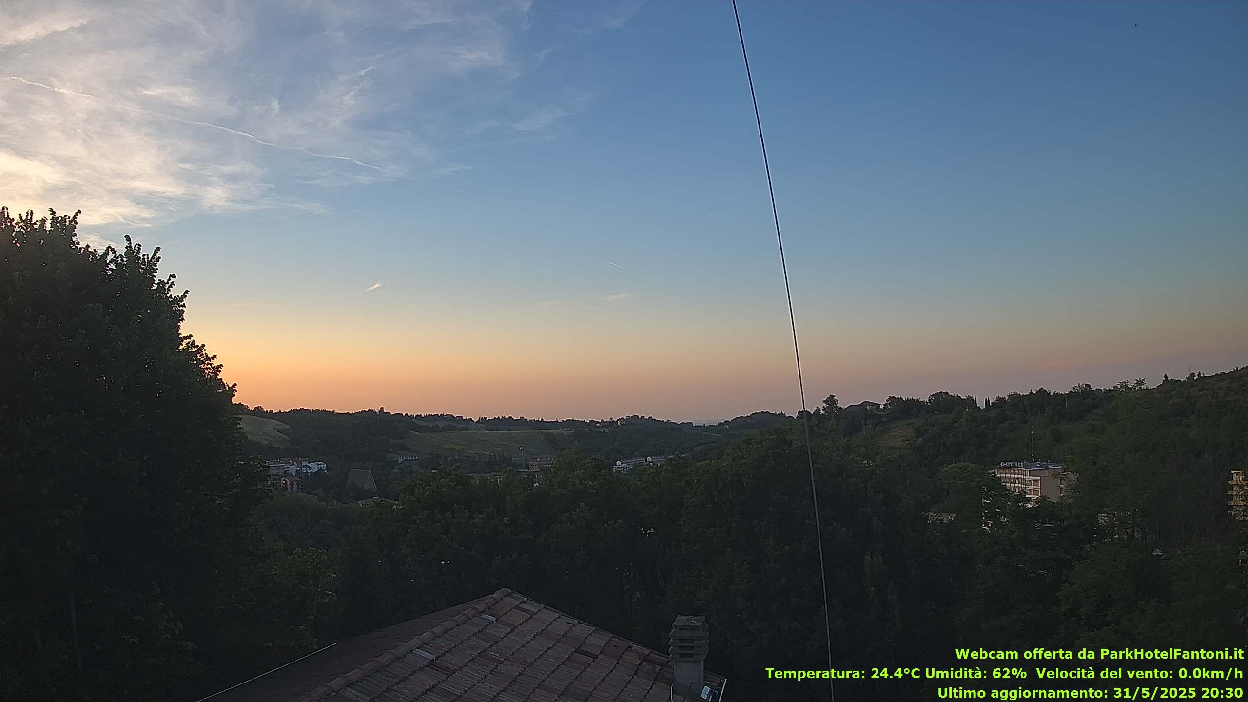 immagine della webcam nei dintorni di Varano de' Melegari: webcam Salsomaggiore Terme