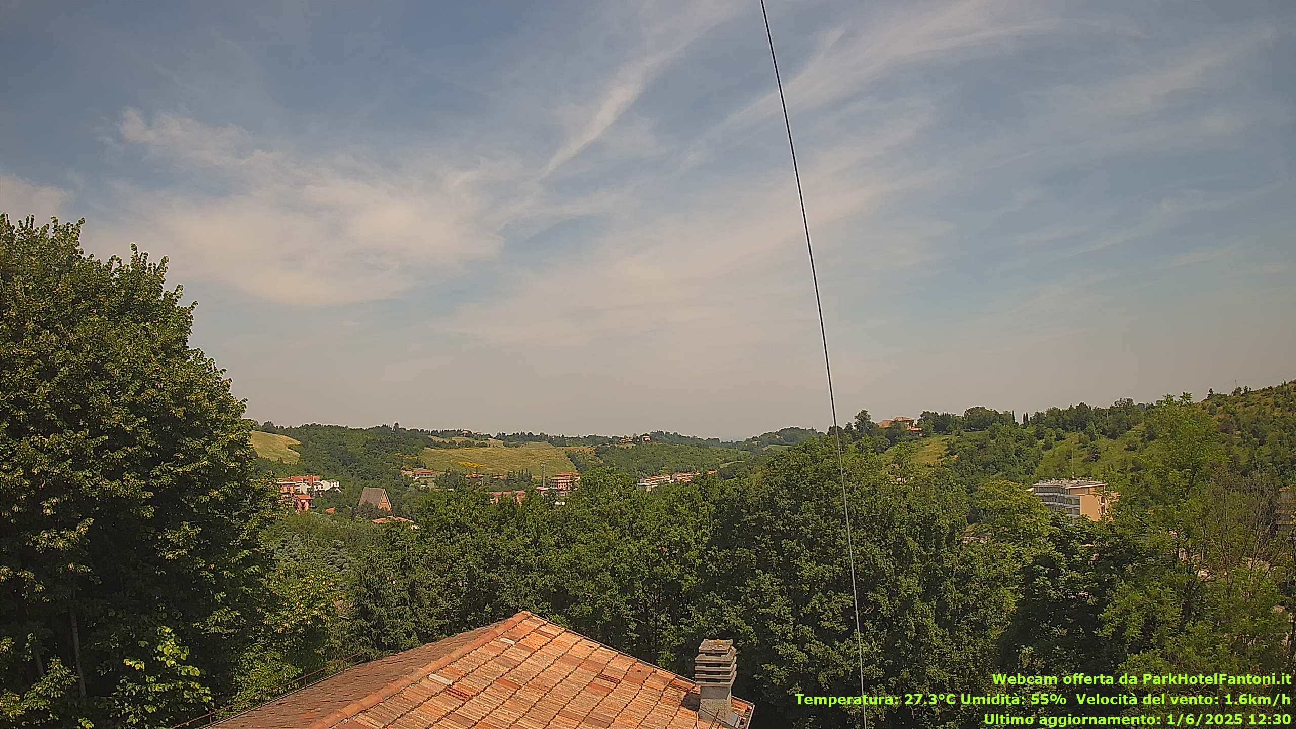 immagine della webcam nei dintorni di Varano de' Melegari: webcam Salsomaggiore Terme