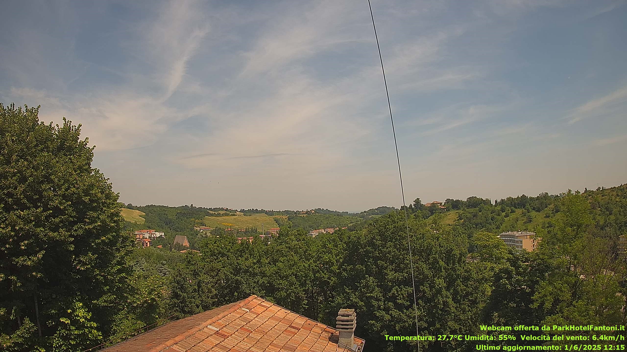 immagine della webcam nei dintorni di Calestano: webcam Salsomaggiore Terme