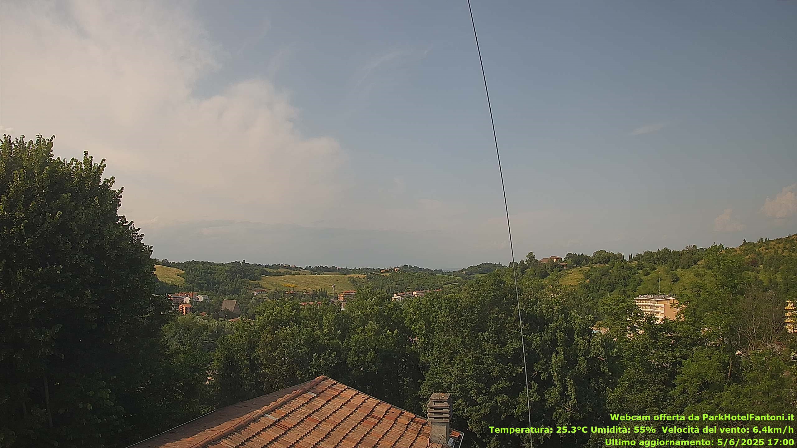 immagine della webcam nei dintorni di Bardi: webcam Salsomaggiore Terme