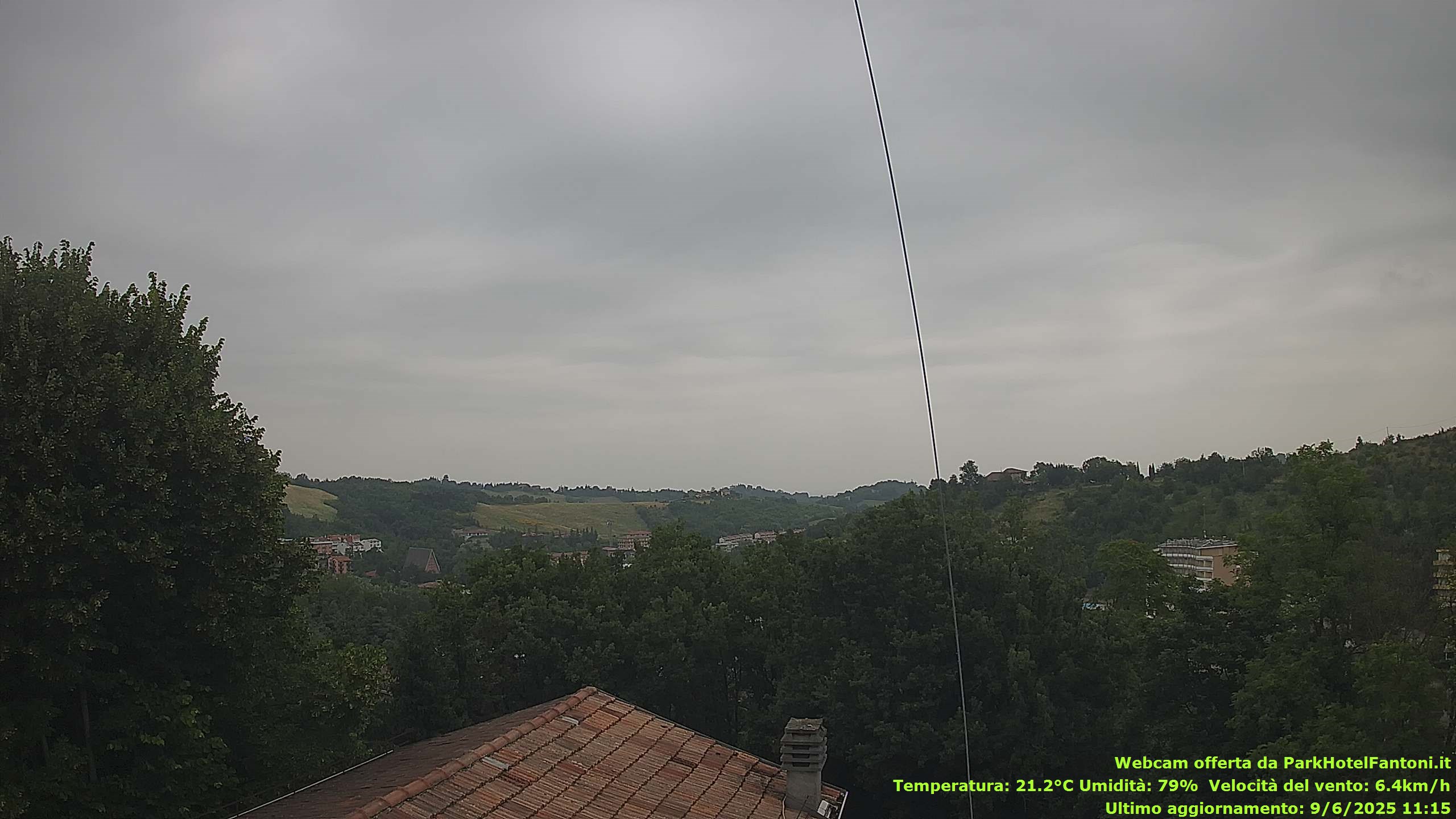 immagine della webcam nei dintorni di Parma Aeroporto: webcam Salsomaggiore Terme