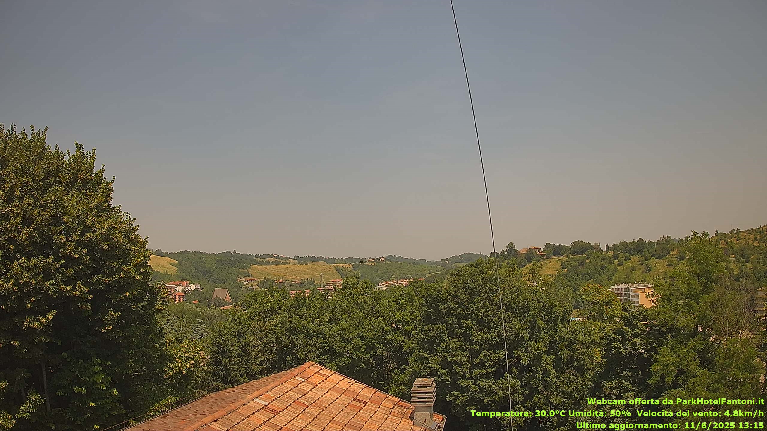 immagine della webcam nei dintorni di Fornovo di Taro: webcam Salsomaggiore Terme