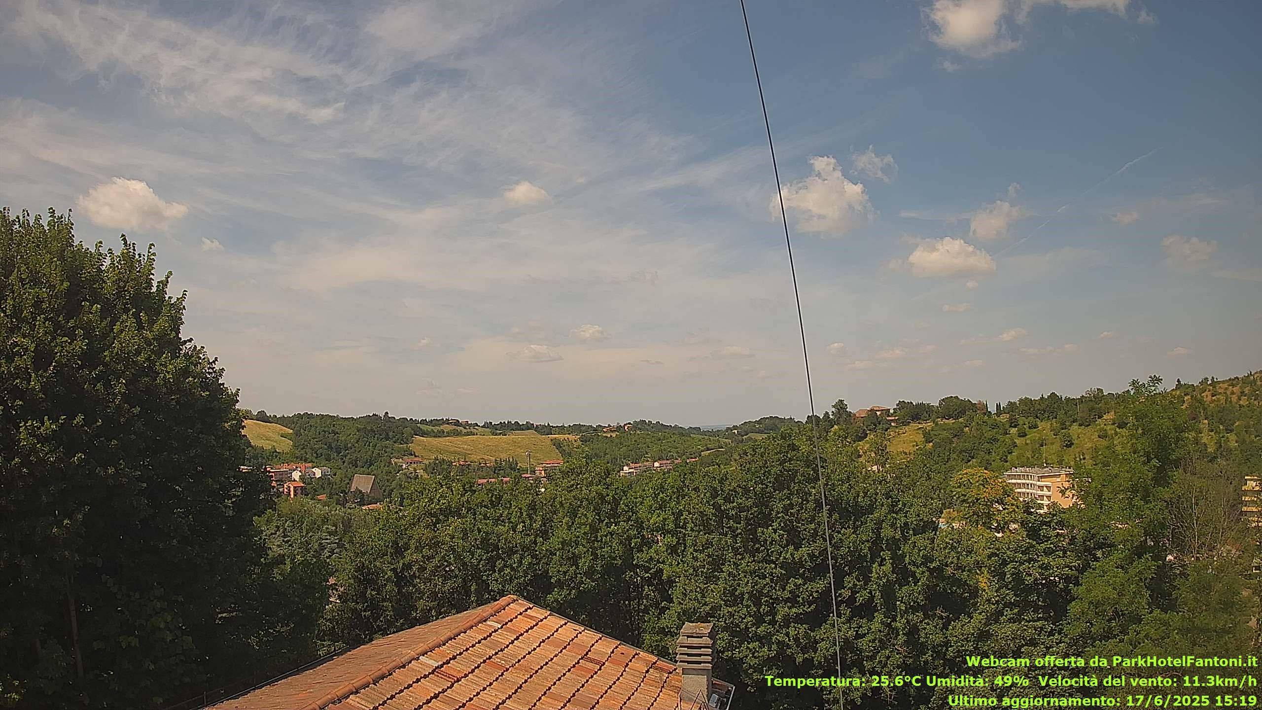 immagine della webcam nei dintorni di Parma Aeroporto: webcam Salsomaggiore Terme