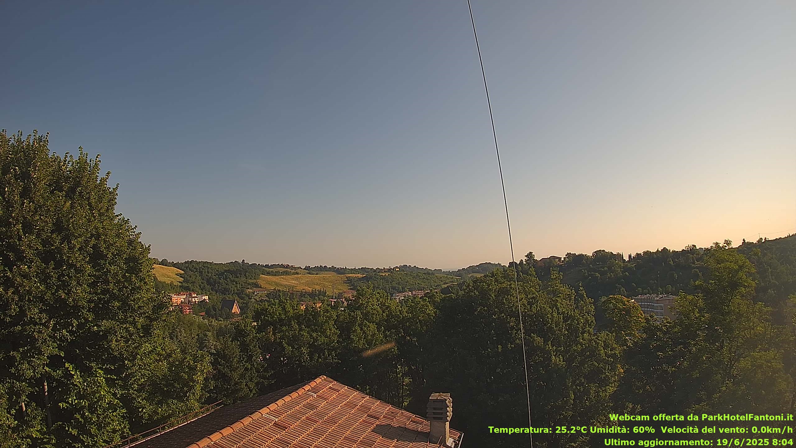 immagine della webcam nei dintorni di Piacenza: webcam Salsomaggiore Terme