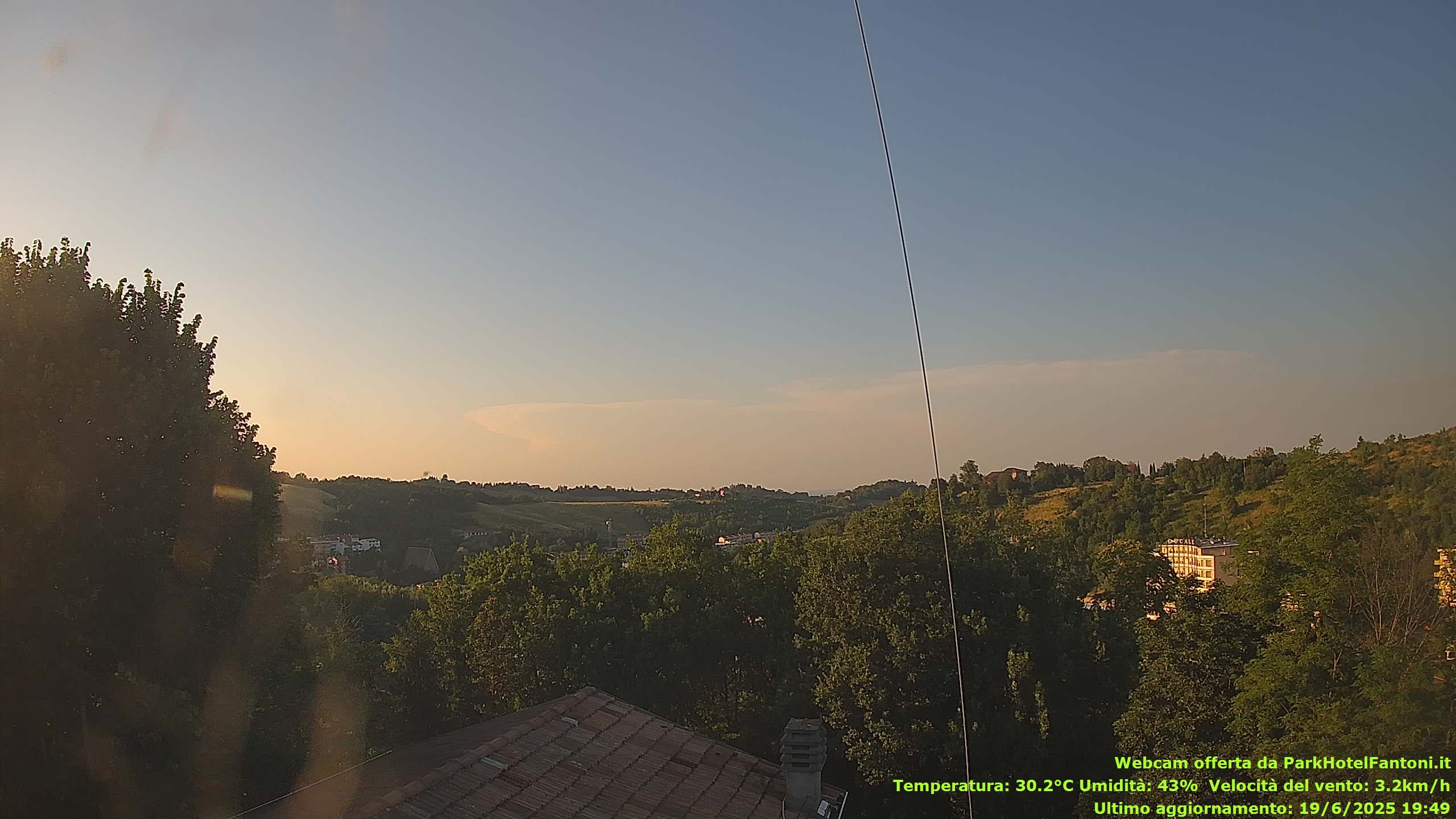 immagine della webcam nei dintorni di Vigolzone: webcam Salsomaggiore Terme