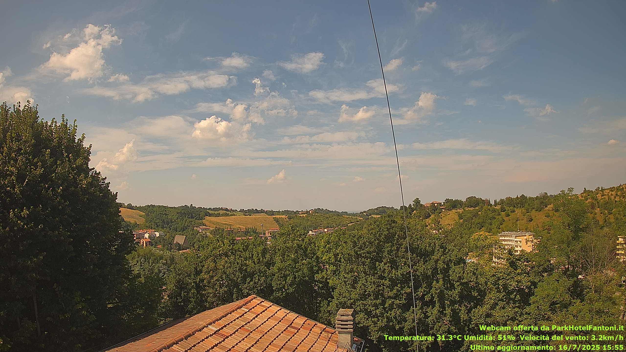 immagine della webcam nei dintorni di Felino: webcam Salsomaggiore Terme