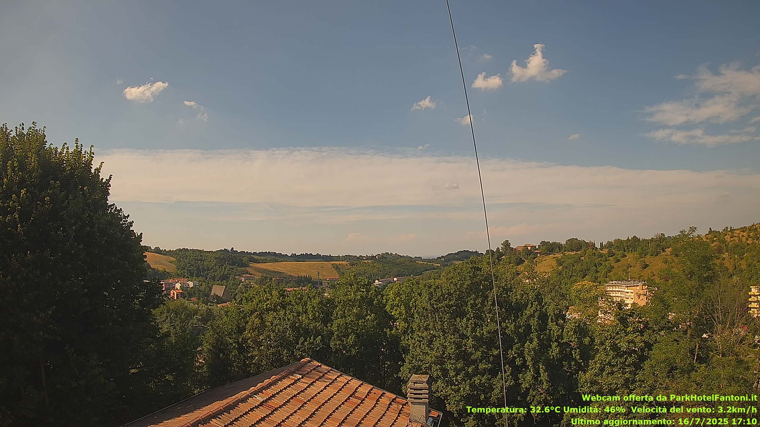 immagine della webcam nei dintorni di Calestano: webcam Salsomaggiore Terme