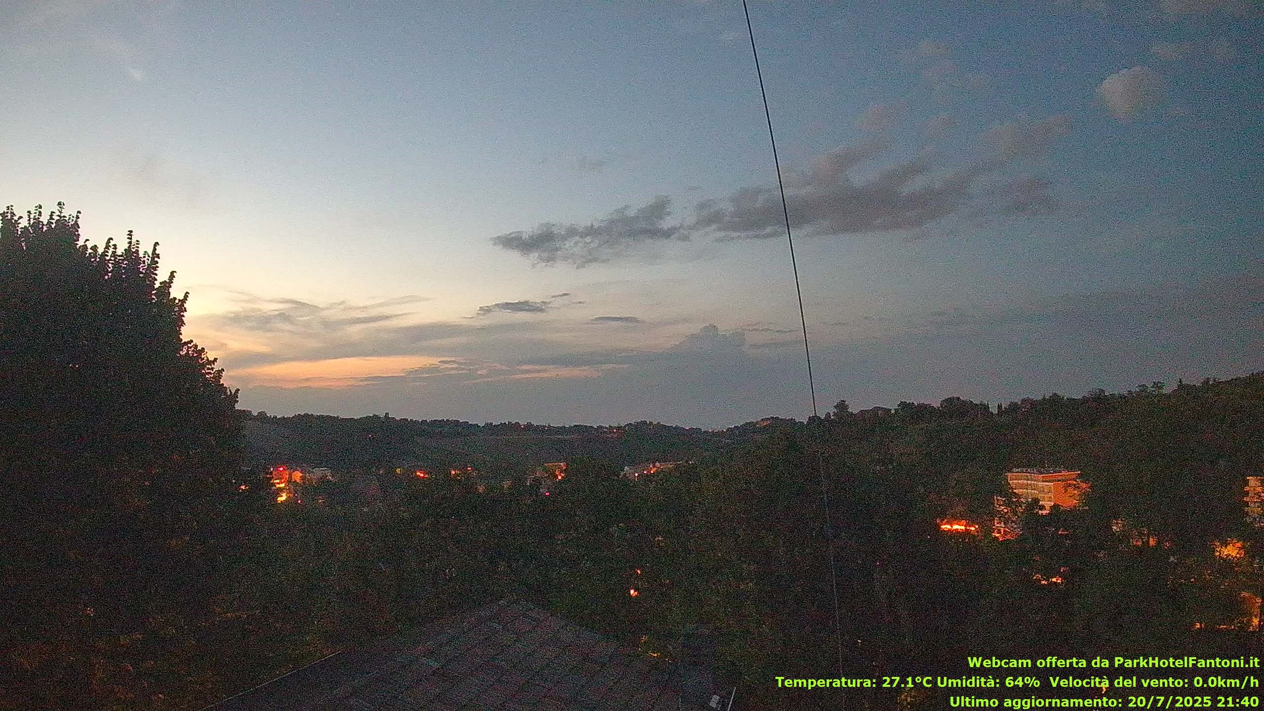 immagine della webcam nei dintorni di Bardi: webcam Salsomaggiore Terme
