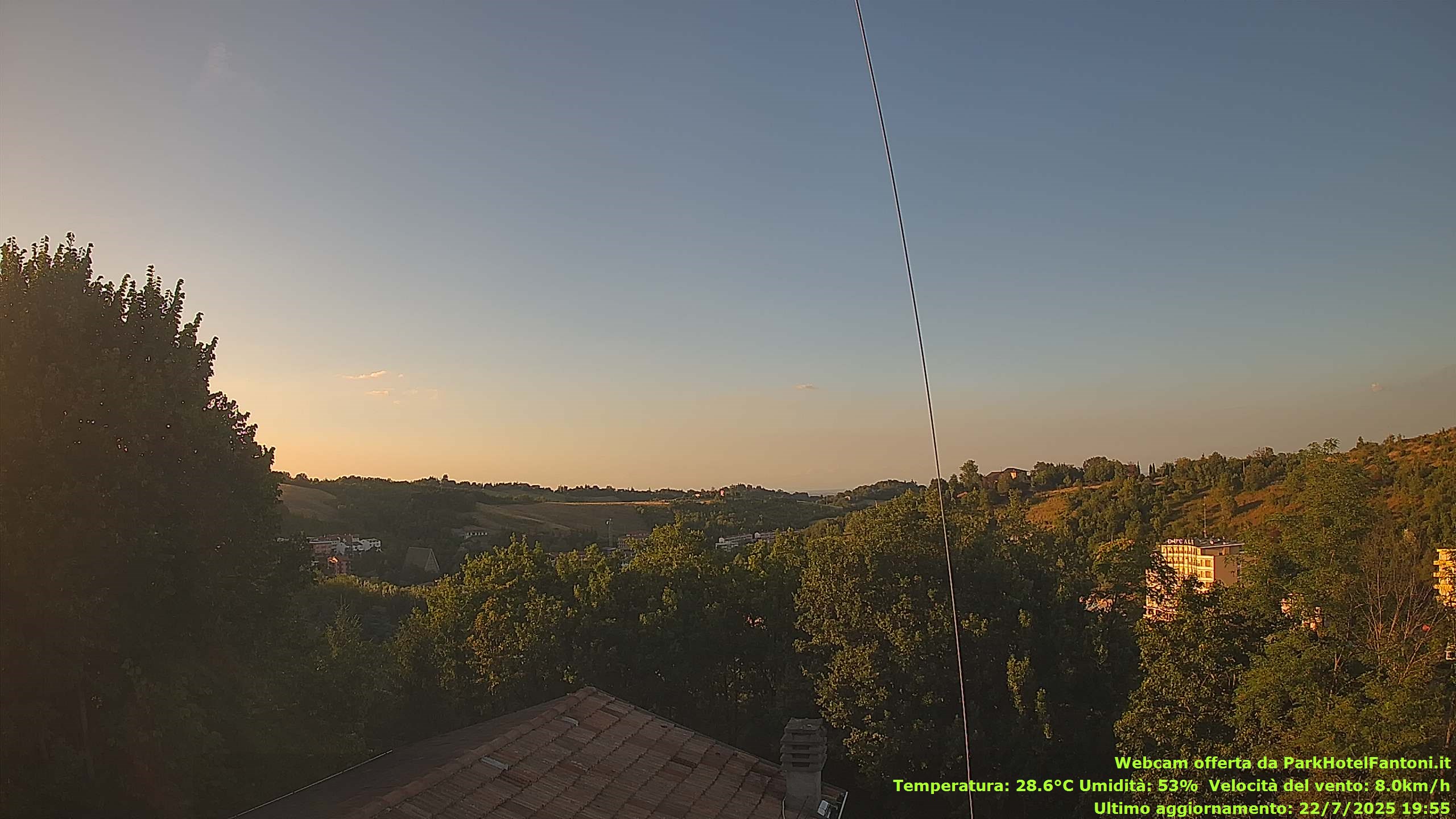 immagine della webcam nei dintorni di Terenzo: webcam Salsomaggiore Terme