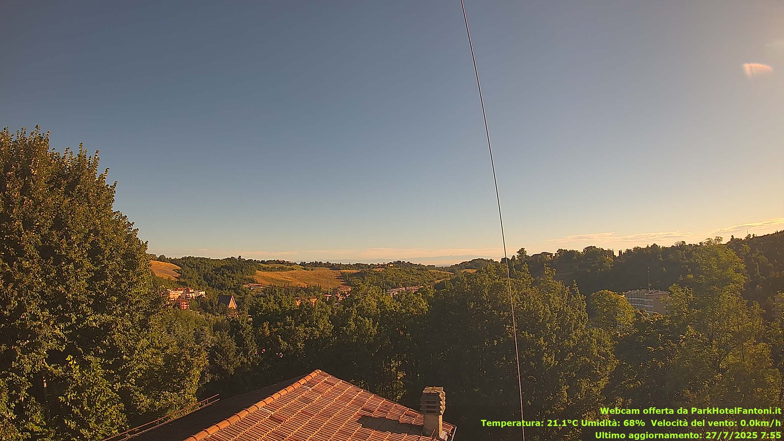 immagine della webcam nei dintorni di Piacenza: webcam Salsomaggiore Terme