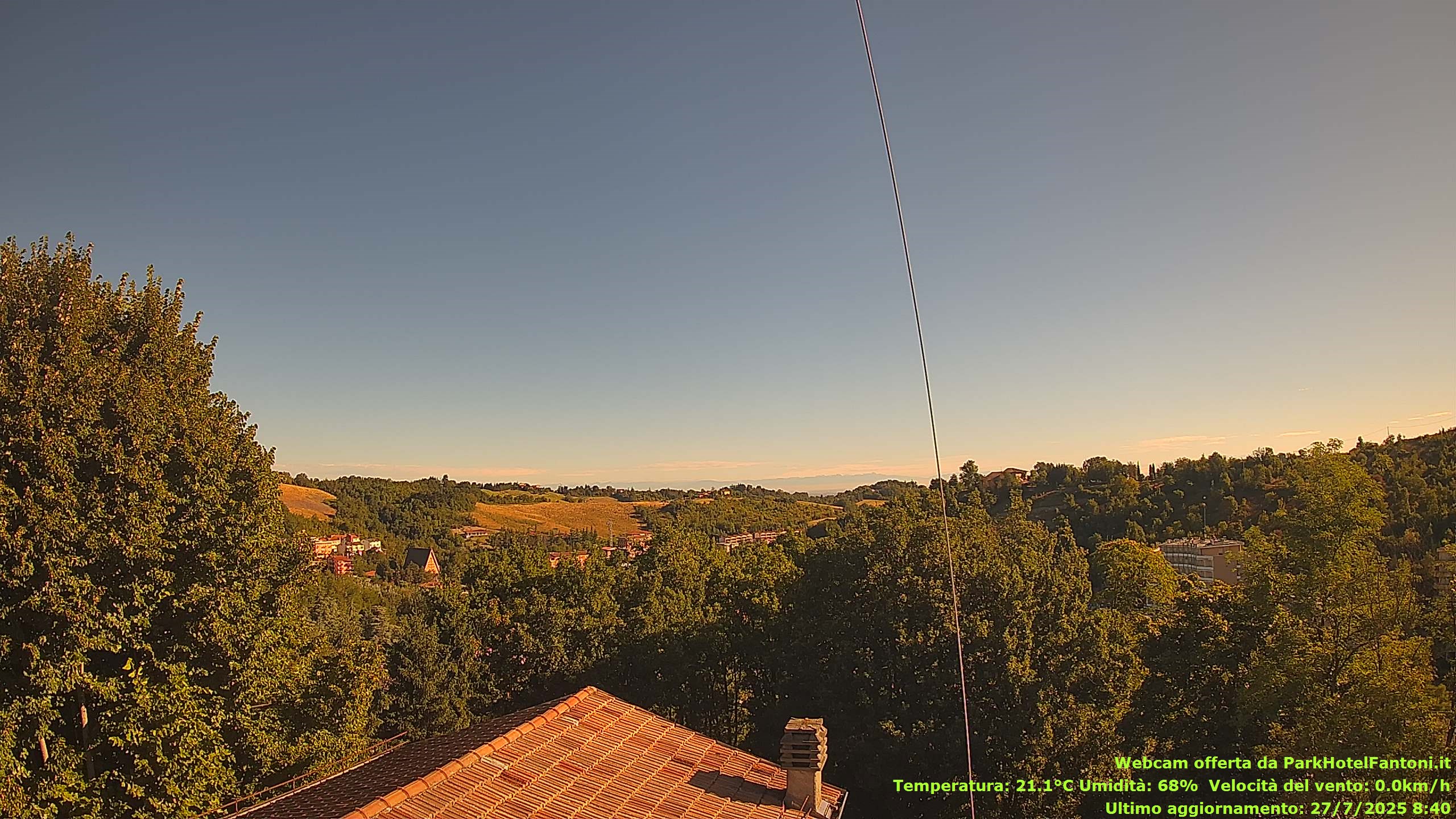 immagine della webcam nei dintorni di Fornovo di Taro: webcam Salsomaggiore Terme