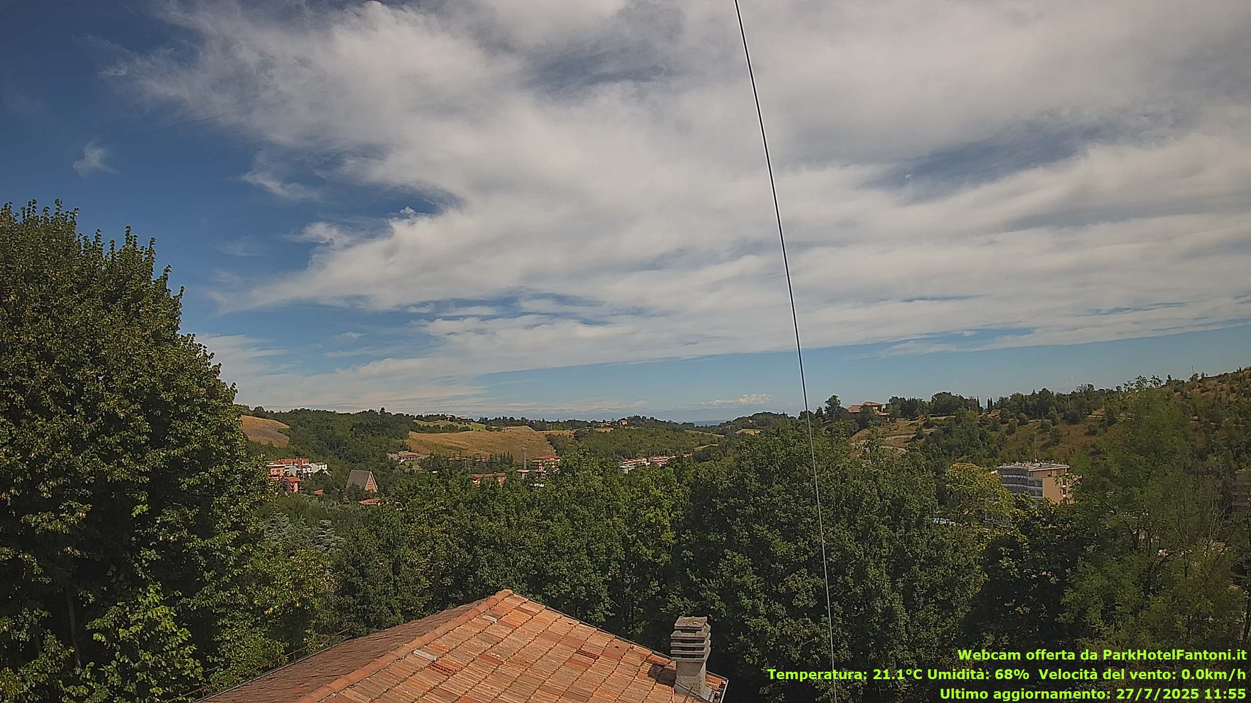 immagine della webcam nei dintorni di Morfasso: webcam Salsomaggiore Terme