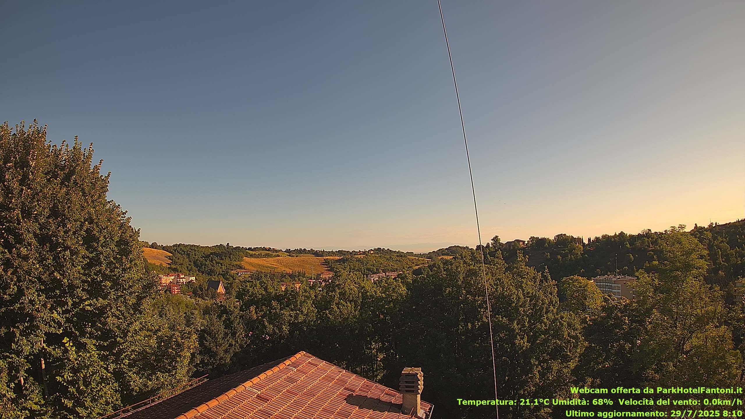 immagine della webcam nei dintorni di Bardi: webcam Salsomaggiore Terme