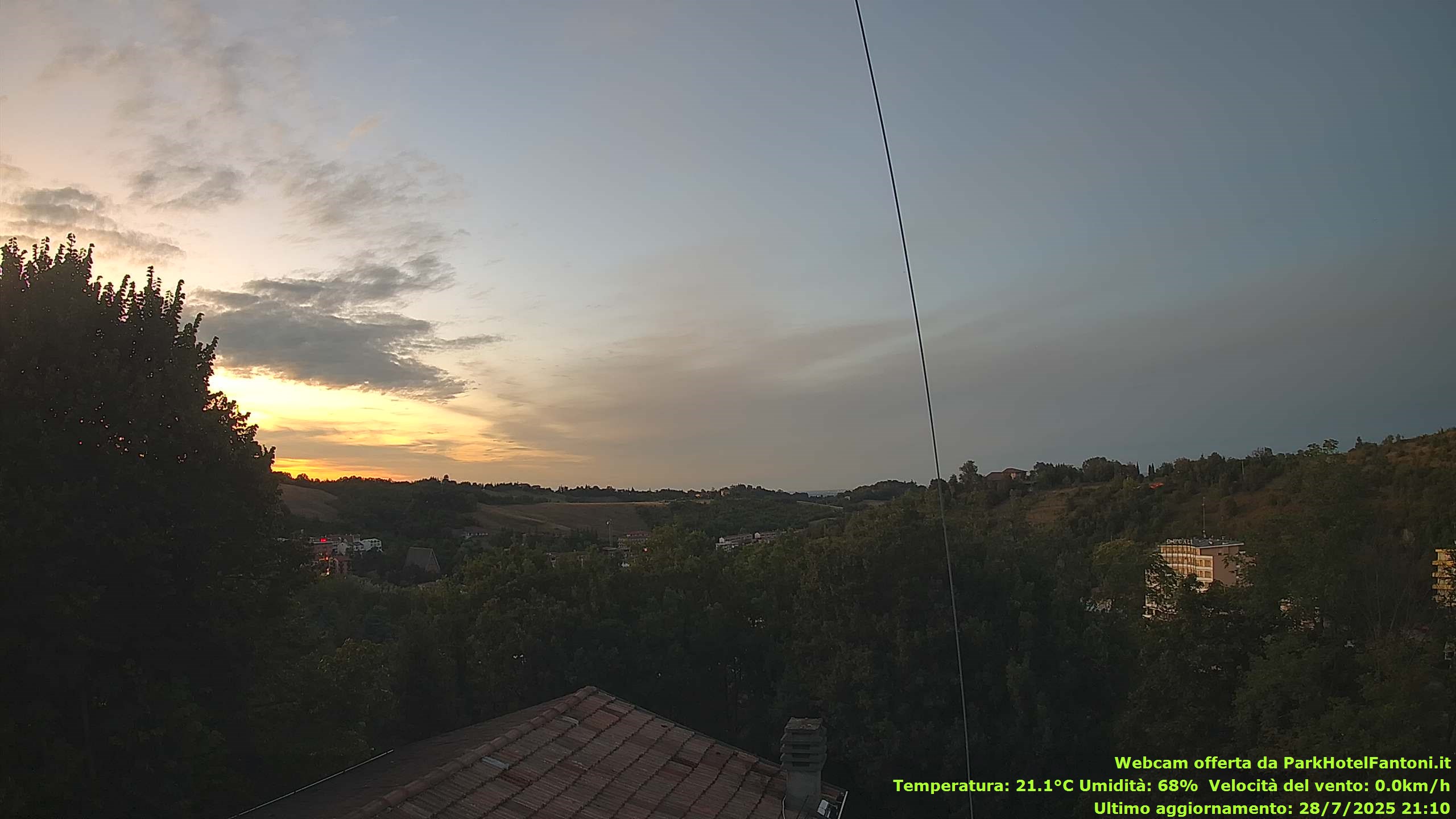 immagine della webcam nei dintorni di Fornovo di Taro: webcam Salsomaggiore Terme