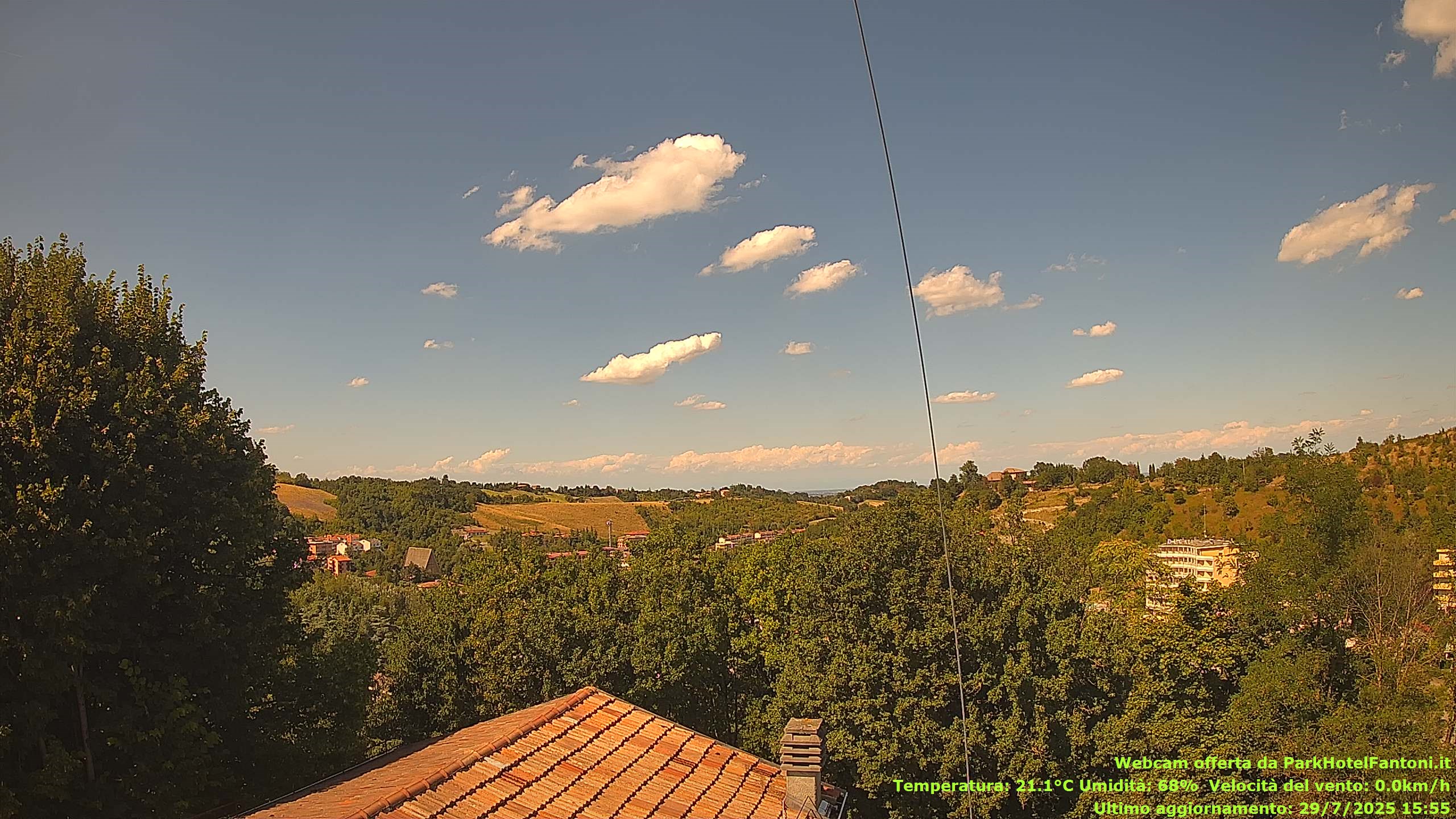 immagine della webcam nei dintorni di San Rocco al Porto: webcam Salsomaggiore Terme