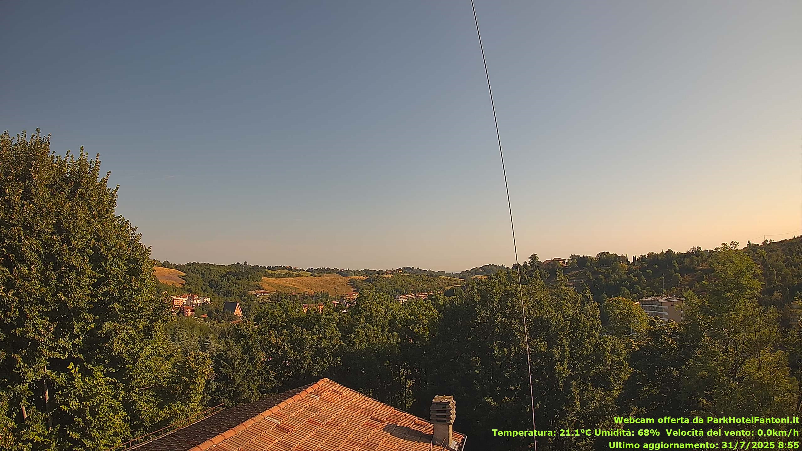 immagine della webcam nei dintorni di Piacenza: webcam Salsomaggiore Terme