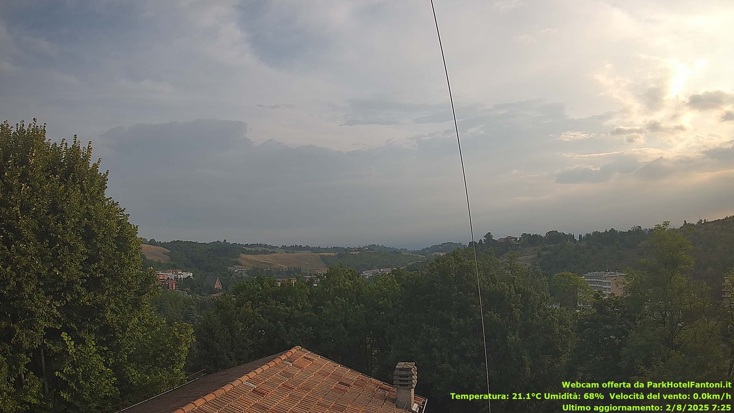 immagine della webcam nei dintorni di Roccabianca: webcam Salsomaggiore Terme