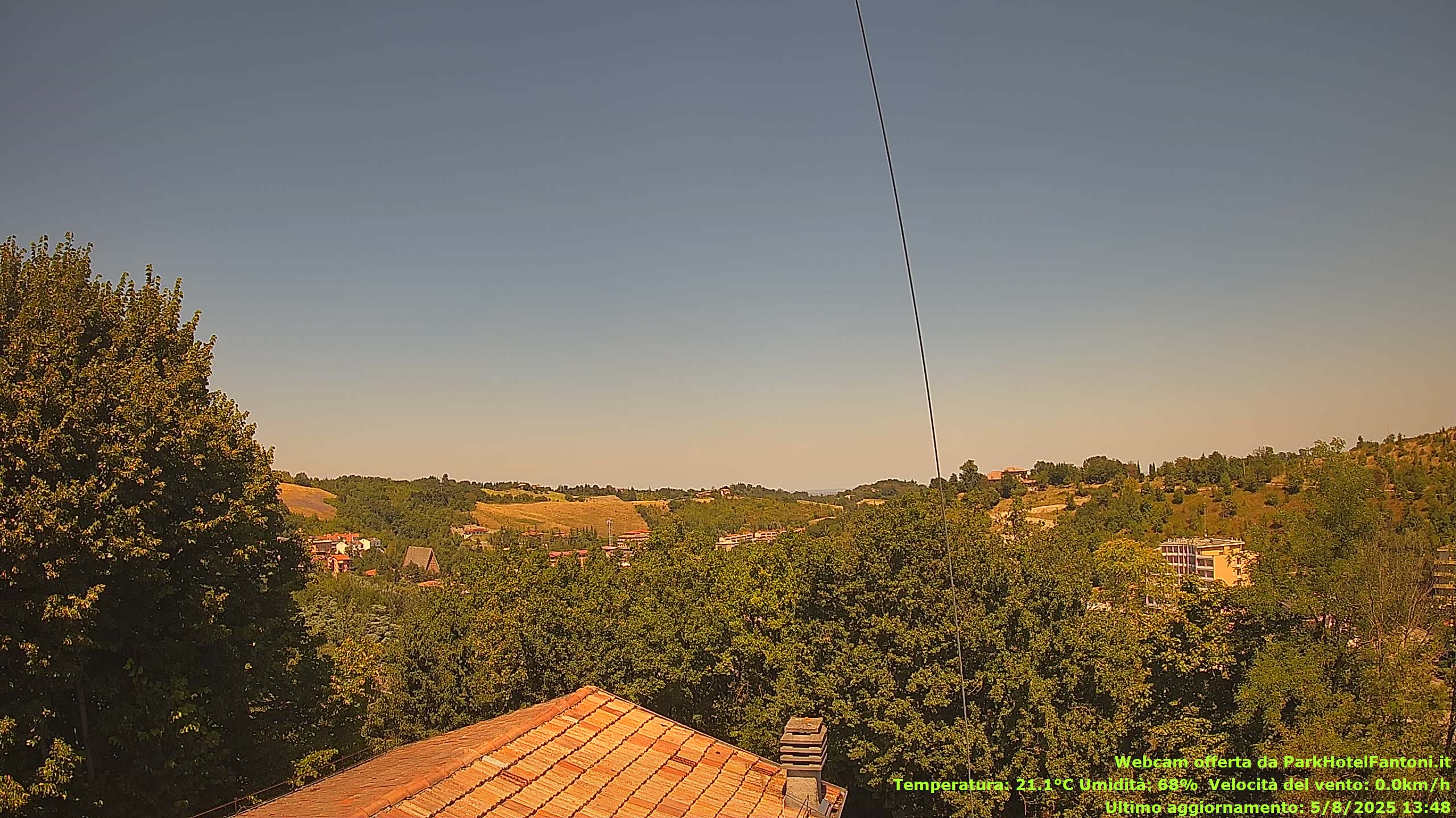 immagine della webcam nei dintorni di Parma Aeroporto: webcam Salsomaggiore Terme