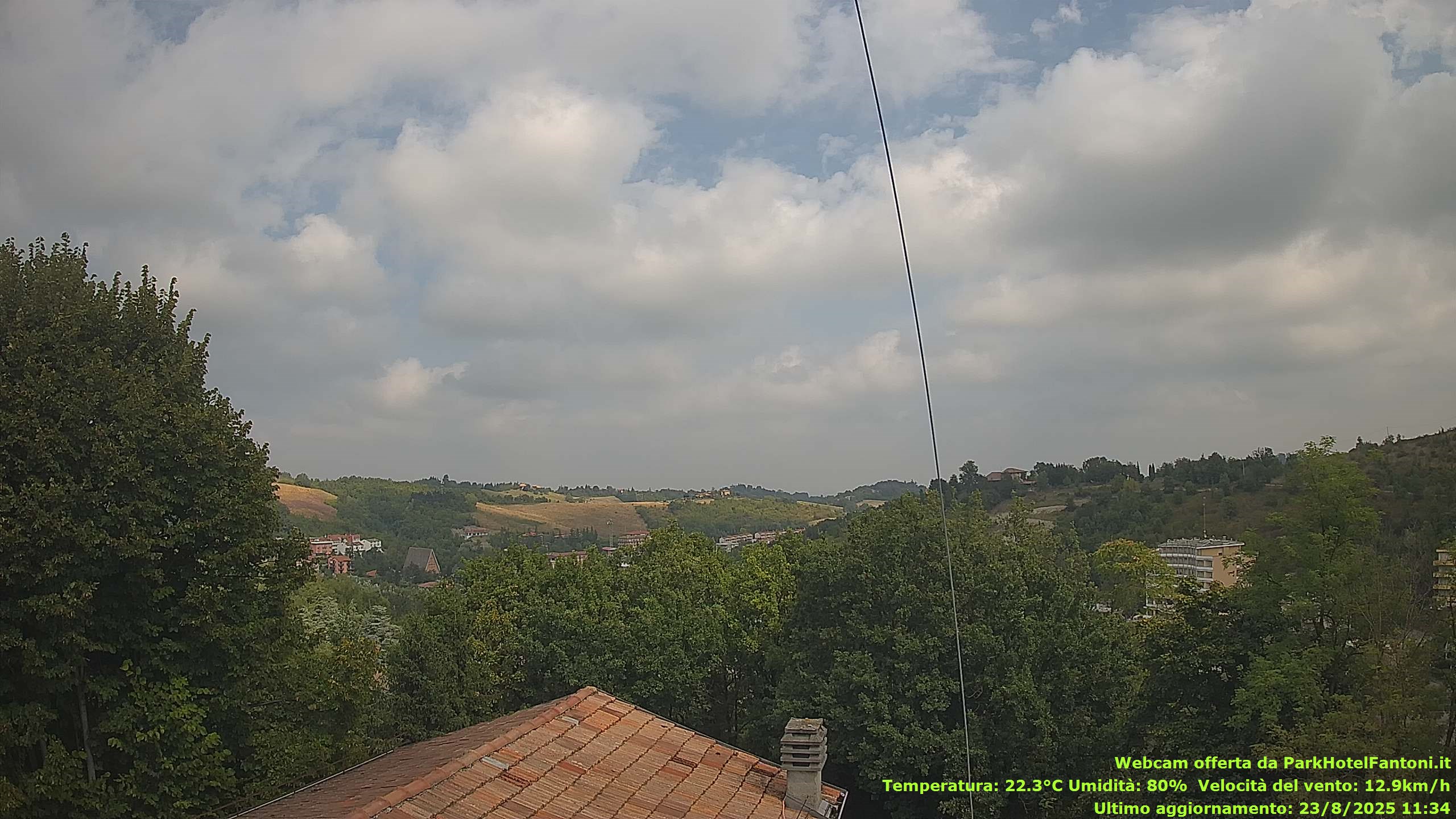 immagine della webcam nei dintorni di Vigolzone: webcam Salsomaggiore Terme