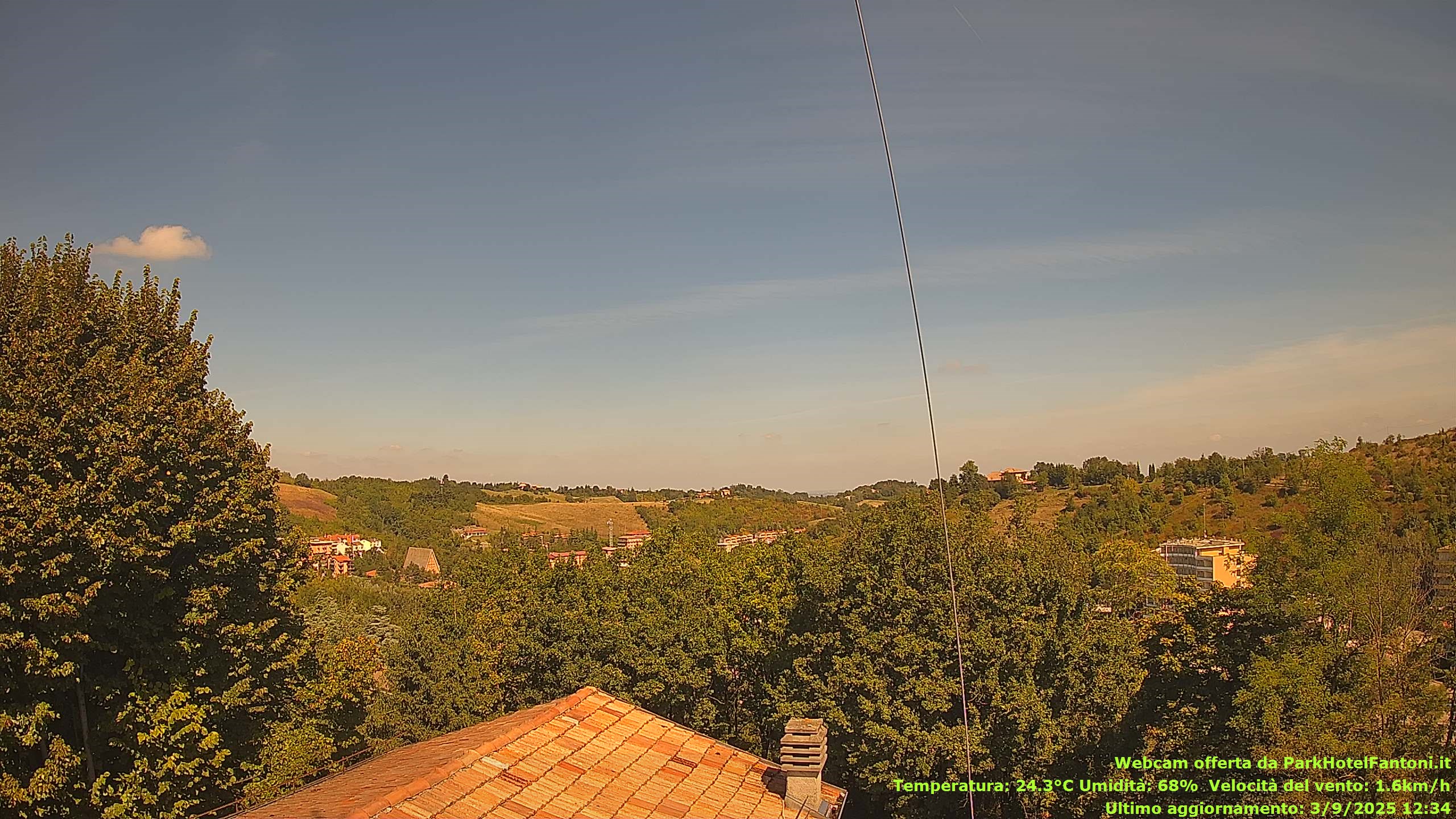 immagine della webcam nei dintorni di Calestano: webcam Salsomaggiore Terme