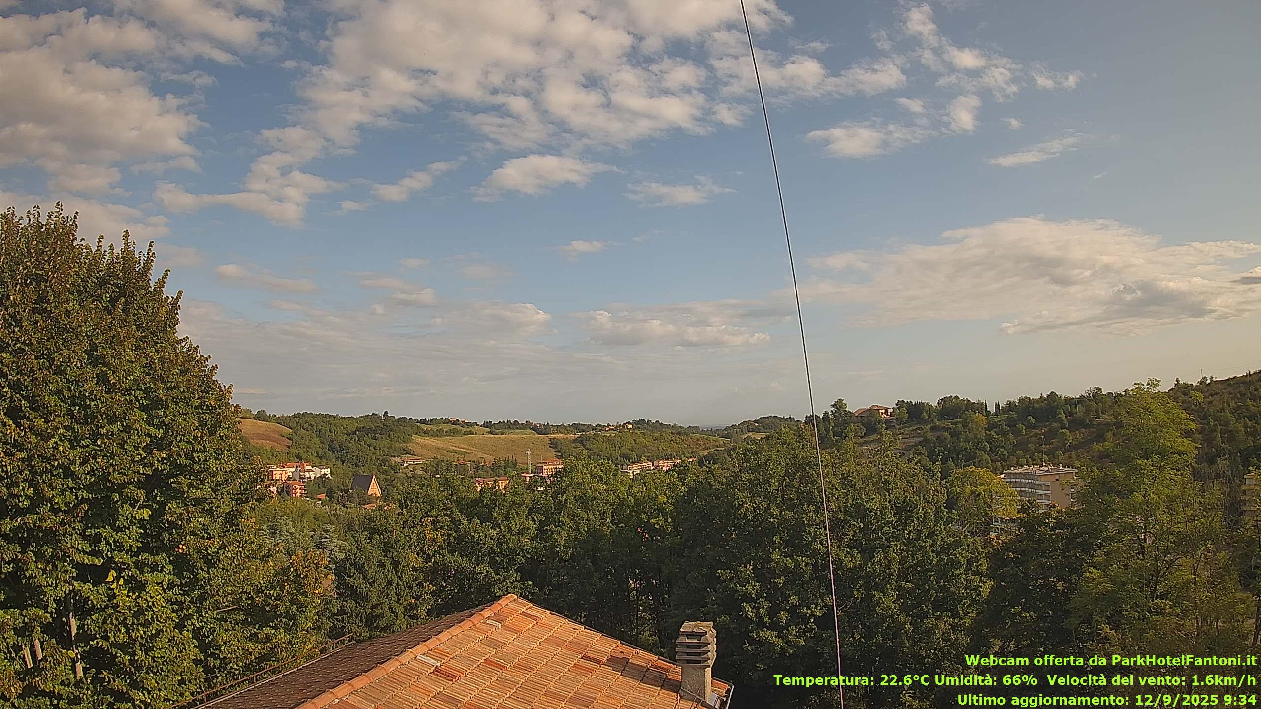 immagine della webcam nei dintorni di Roccabianca: webcam Salsomaggiore Terme