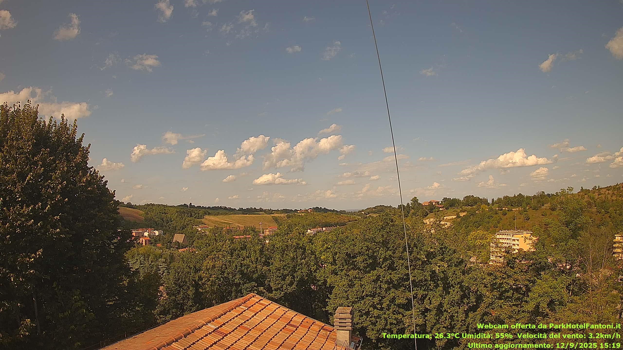 immagine della webcam nei dintorni di Felino: webcam Salsomaggiore Terme