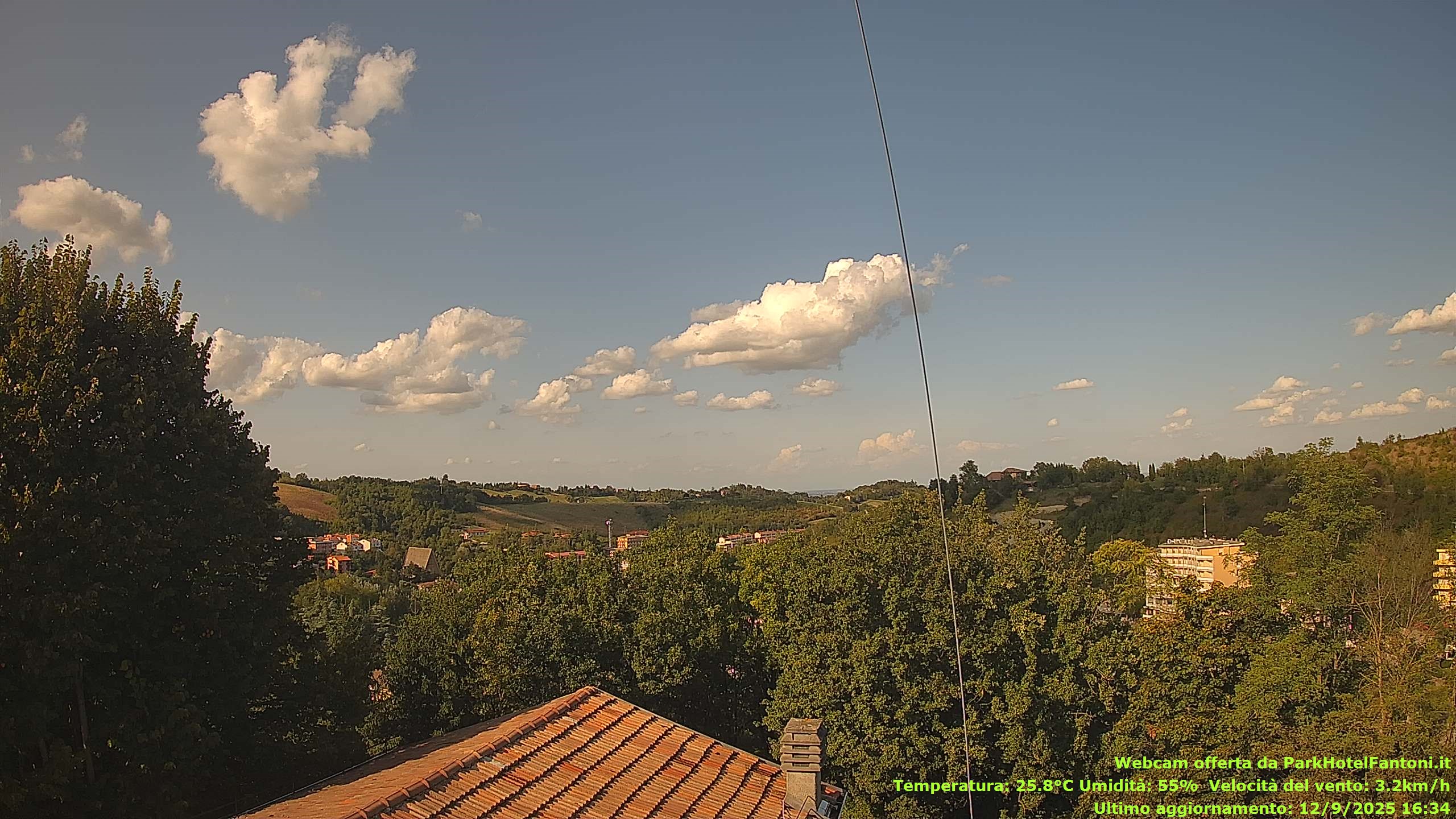 immagine della webcam nei dintorni di Fornovo di Taro: webcam Salsomaggiore Terme