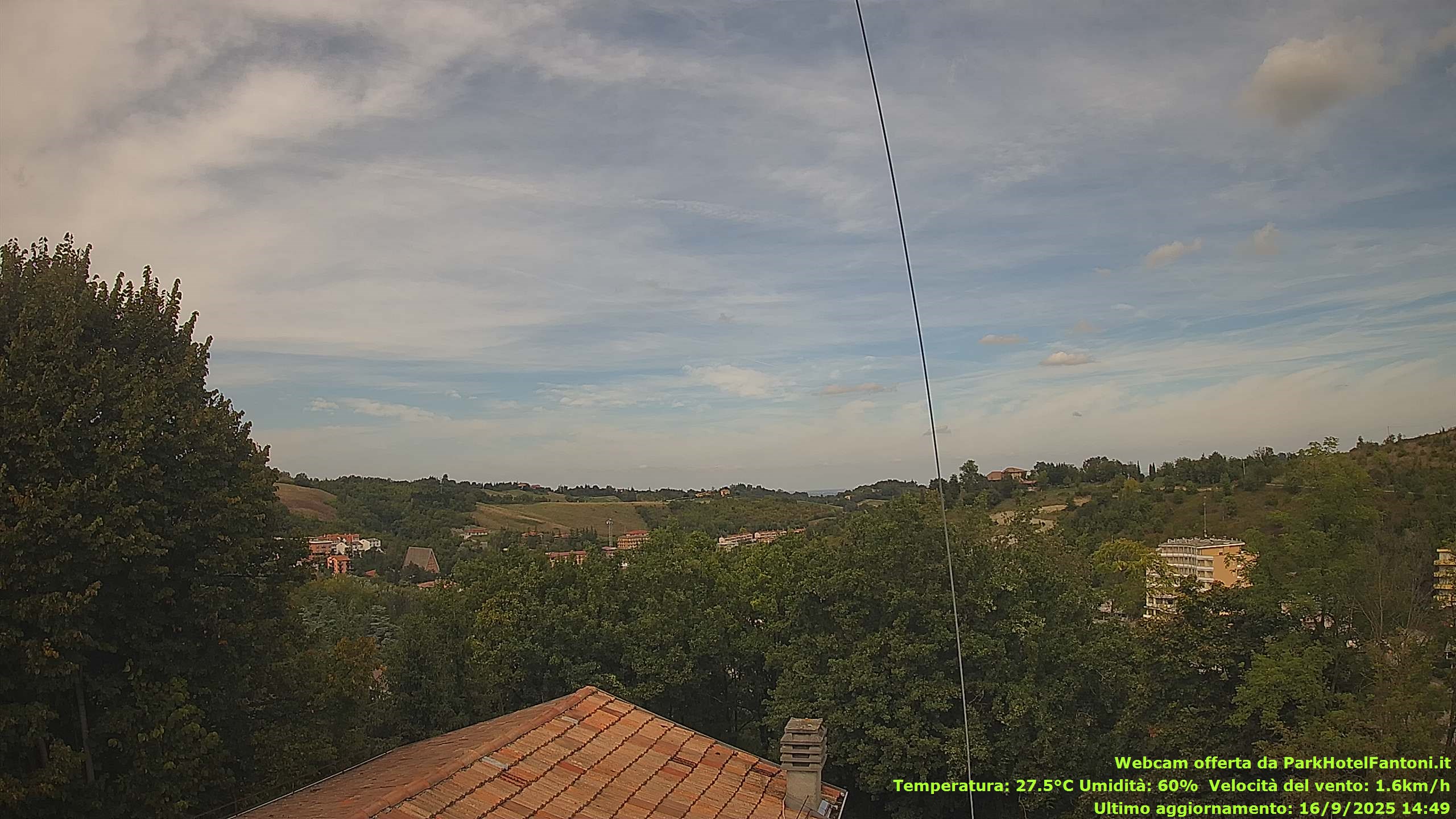 immagine della webcam nei dintorni di Roccabianca: webcam Salsomaggiore Terme