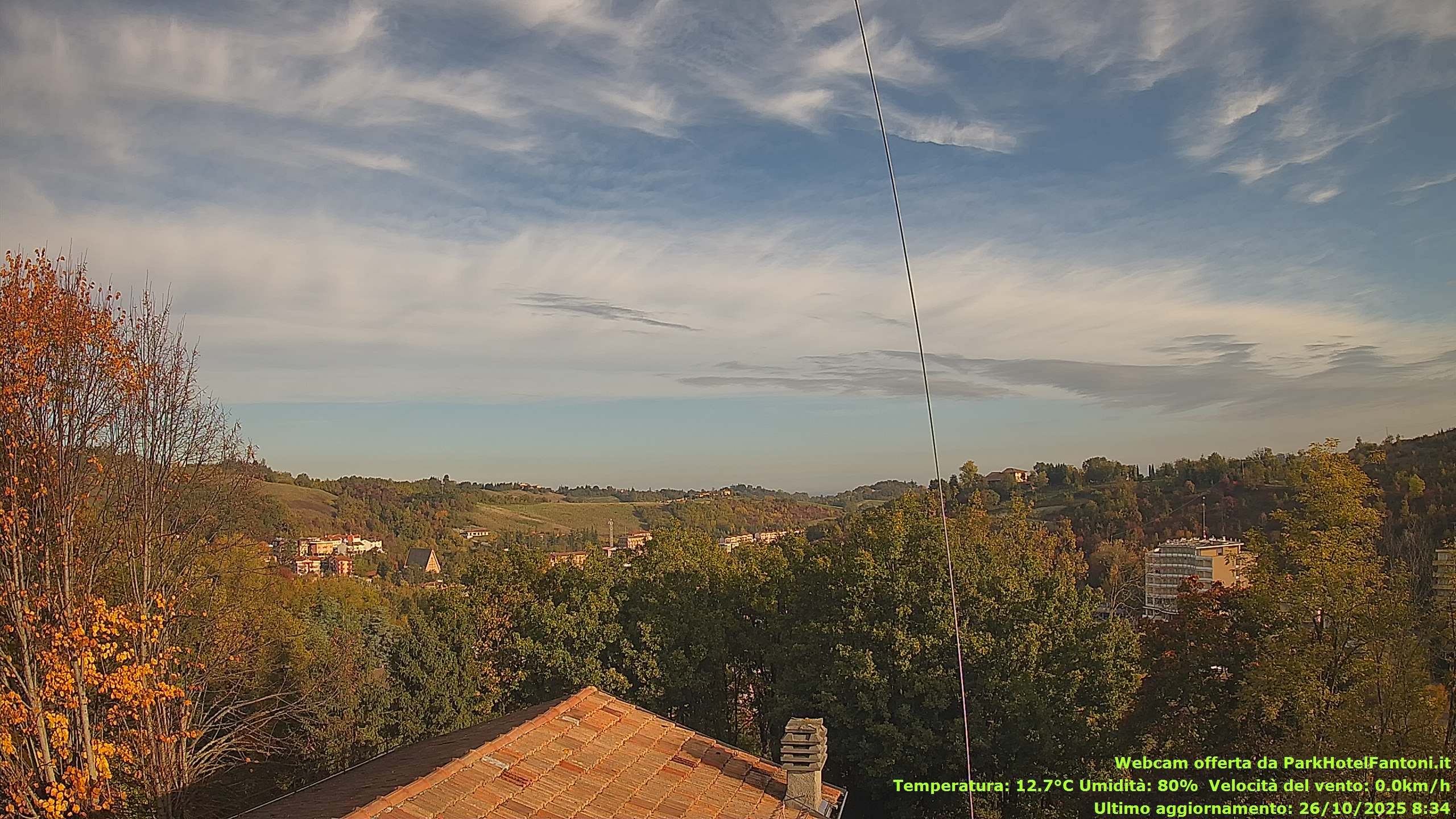 immagine della webcam nei dintorni di Felino: webcam Salsomaggiore Terme