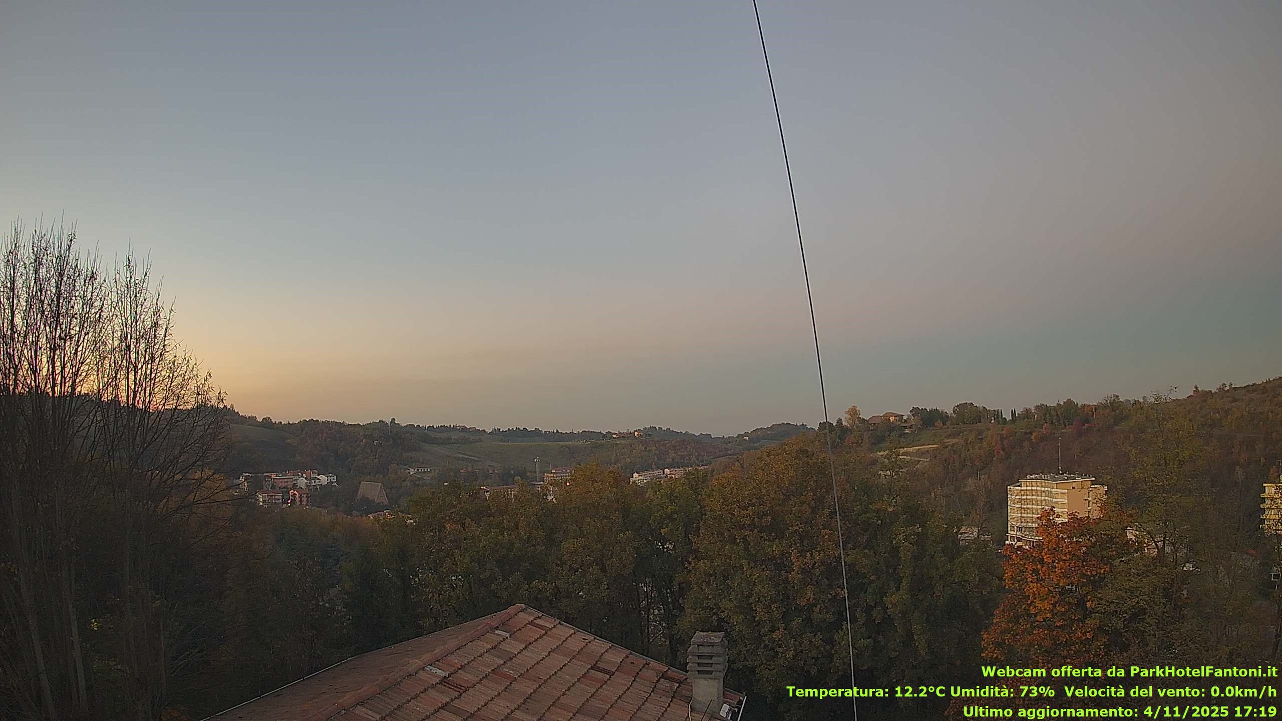 immagine della webcam nei dintorni di Morfasso: webcam Salsomaggiore Terme