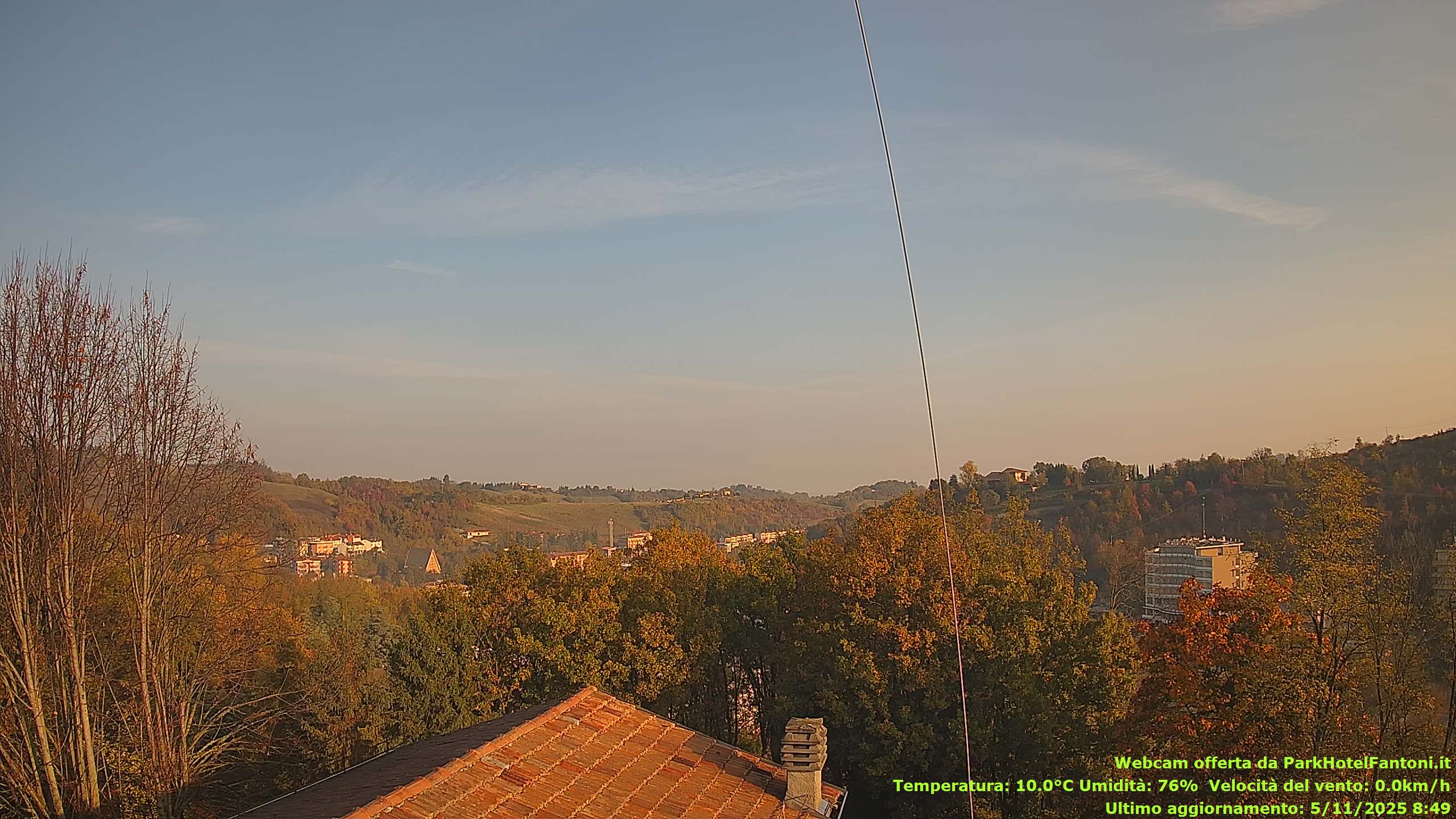 immagine della webcam nei dintorni di Piacenza: webcam Salsomaggiore Terme