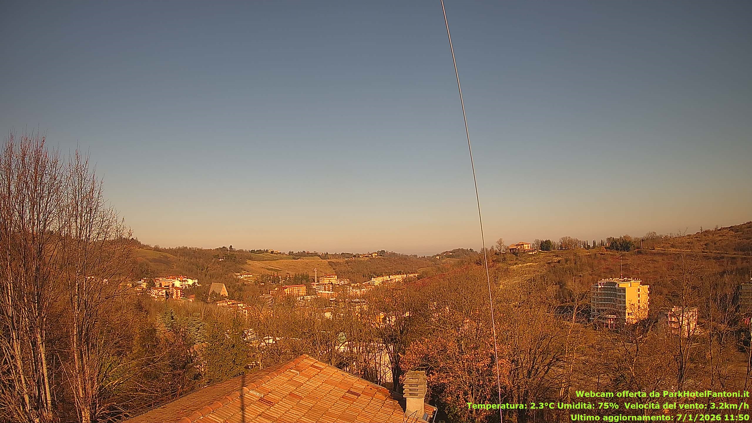 immagine della webcam nei dintorni di Varano de' Melegari: webcam Salsomaggiore Terme