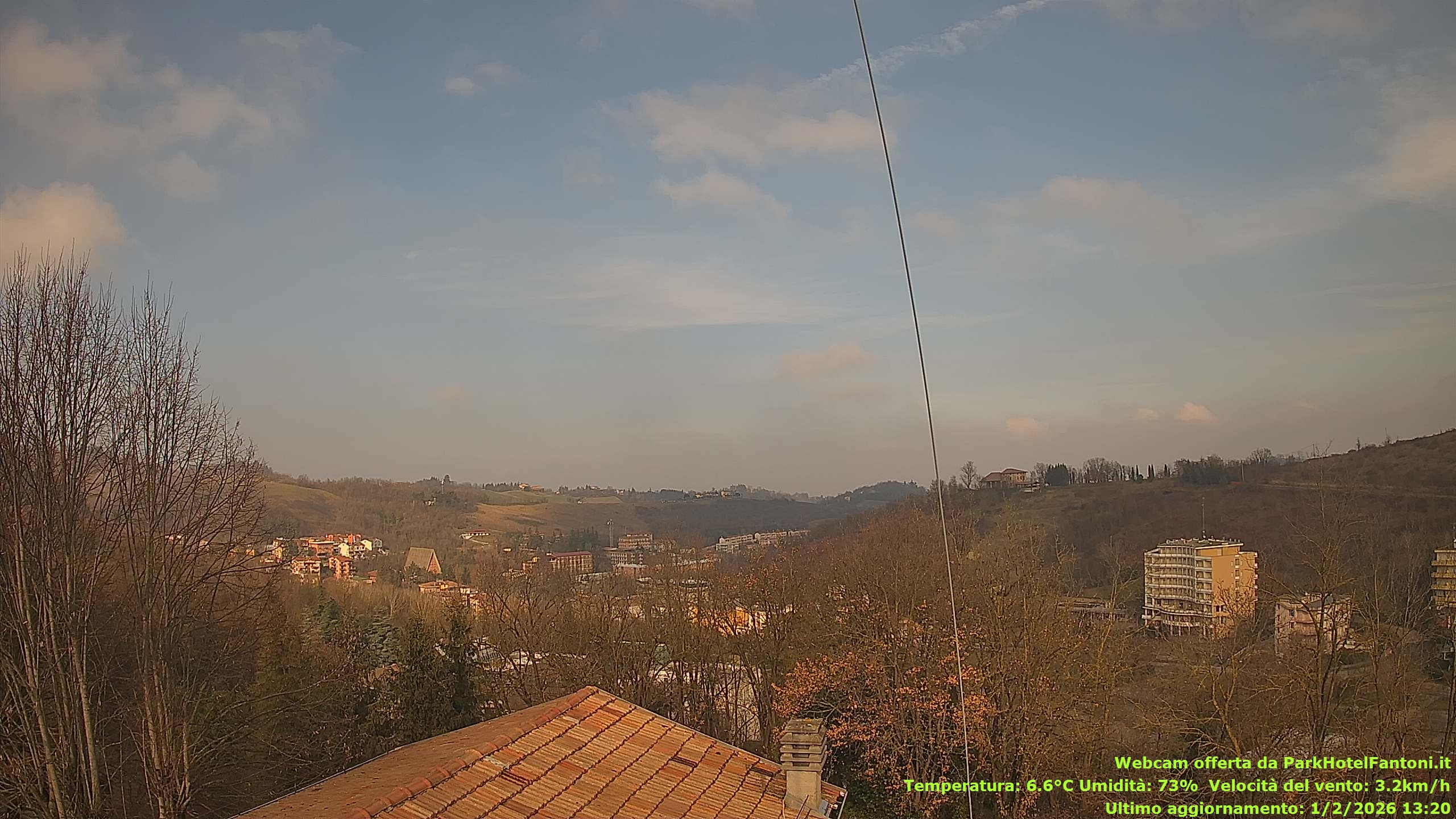immagine della webcam nei dintorni di San Rocco al Porto: webcam Salsomaggiore Terme
