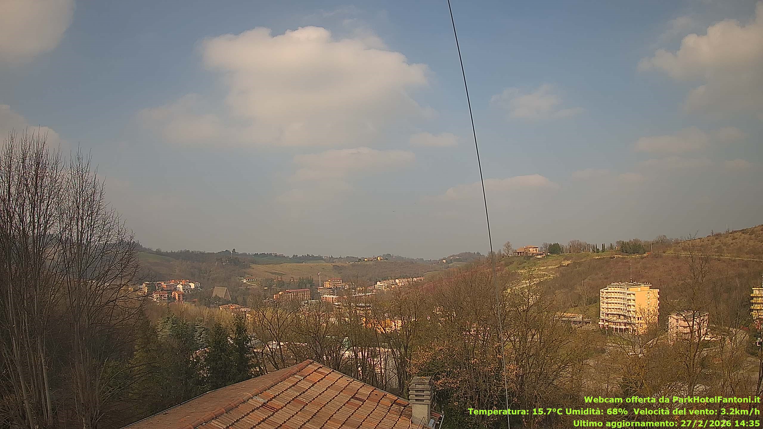 immagine della webcam nei dintorni di Varano de' Melegari: webcam Salsomaggiore Terme