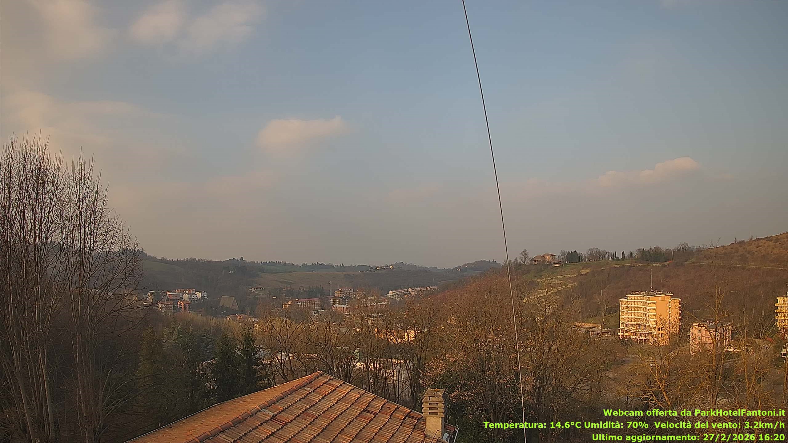 immagine della webcam nei dintorni di Morfasso: webcam Salsomaggiore Terme