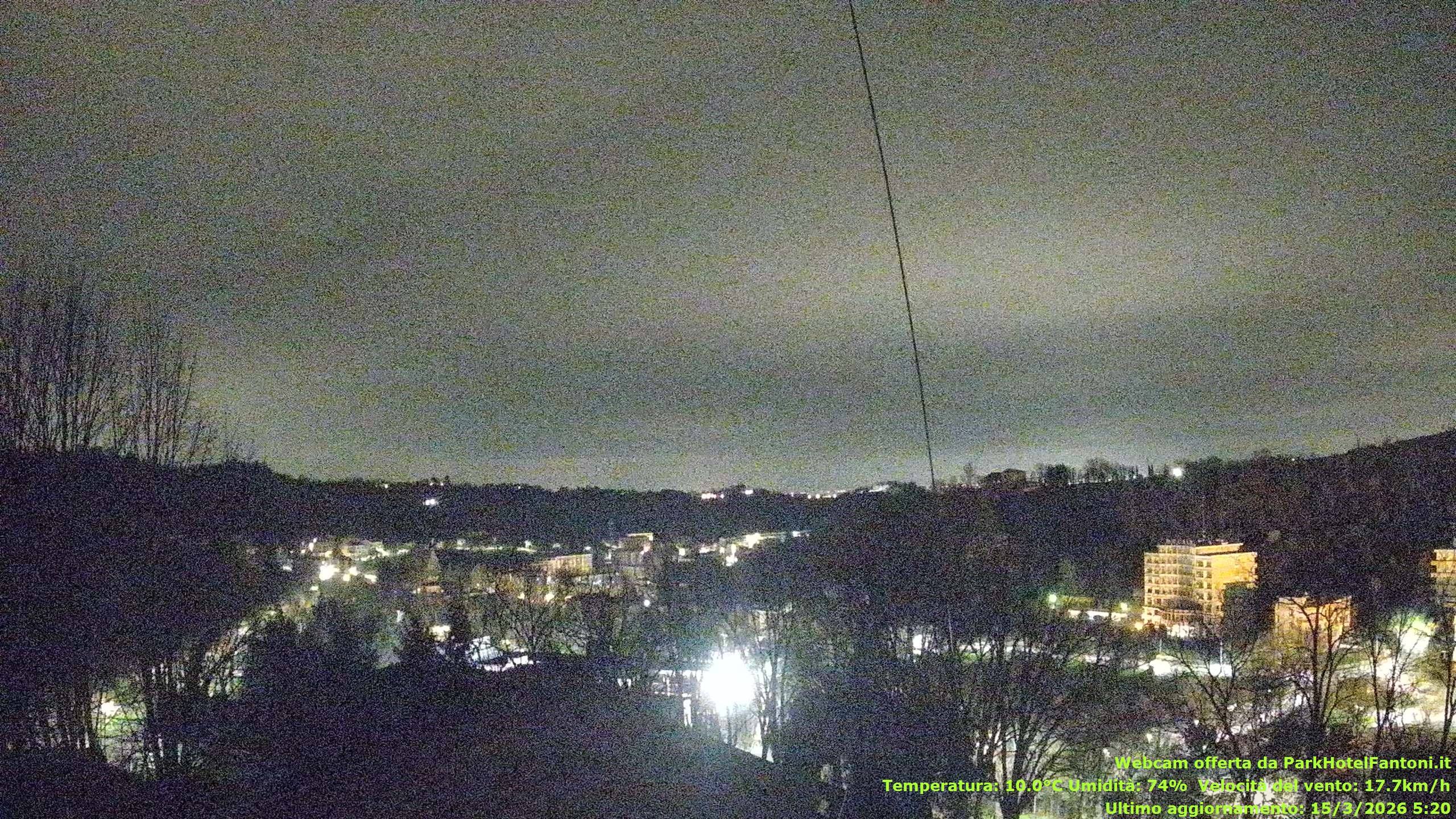 immagine della webcam nei dintorni di San Rocco al Porto: webcam Salsomaggiore Terme