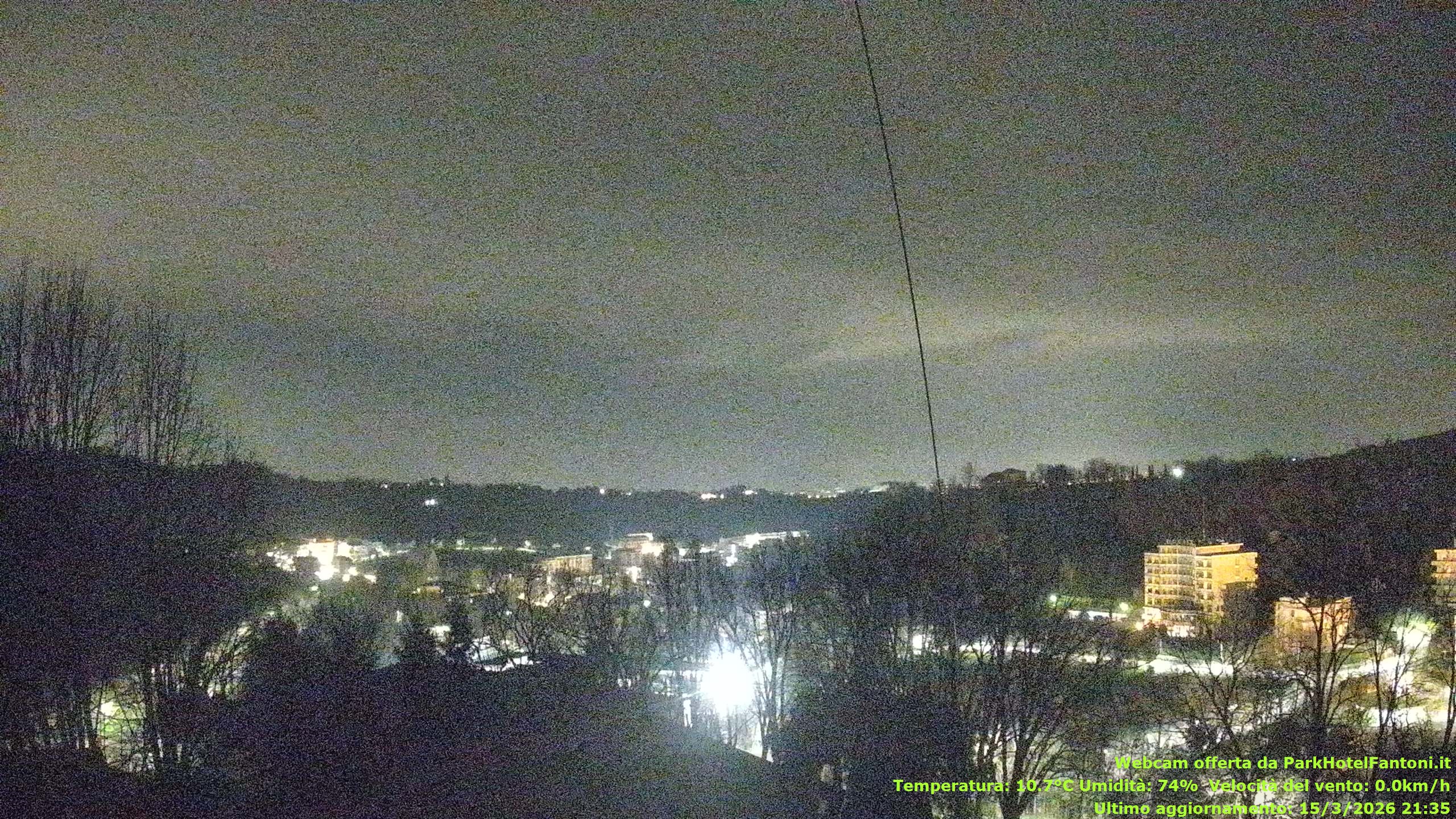 immagine della webcam nei dintorni di Morfasso: webcam Salsomaggiore Terme