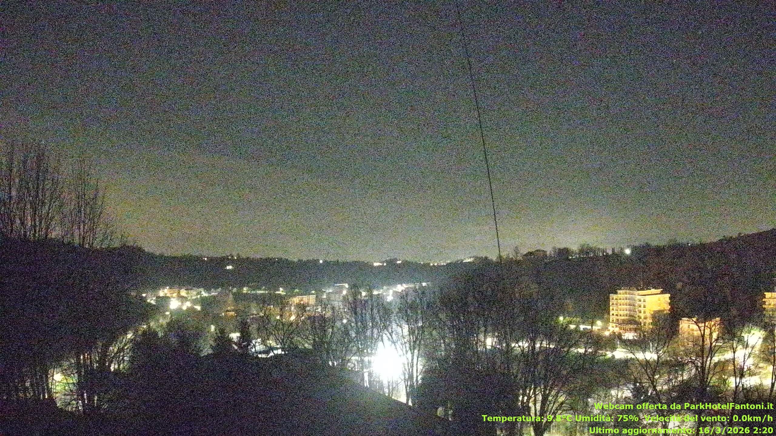 immagine della webcam nei dintorni di Varano de' Melegari: webcam Salsomaggiore Terme