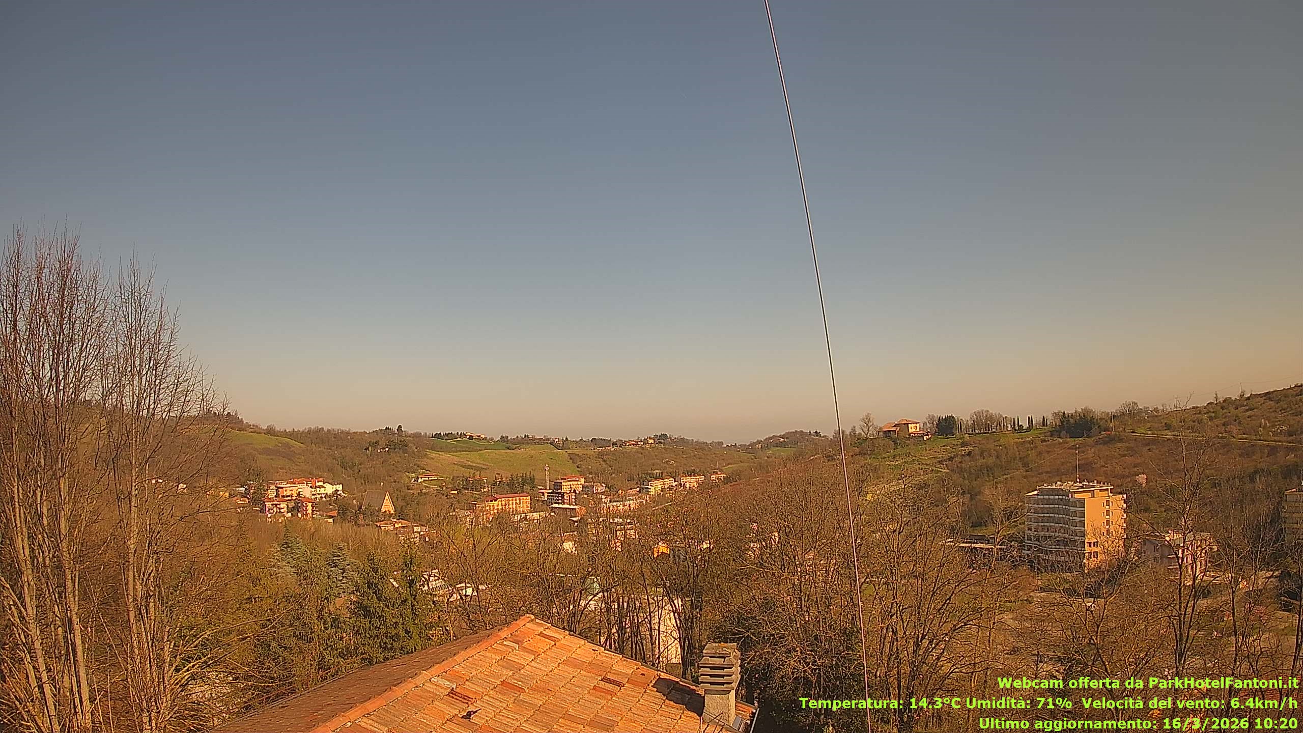 immagine della webcam nei dintorni di Grazzano Visconti: webcam Salsomaggiore Terme