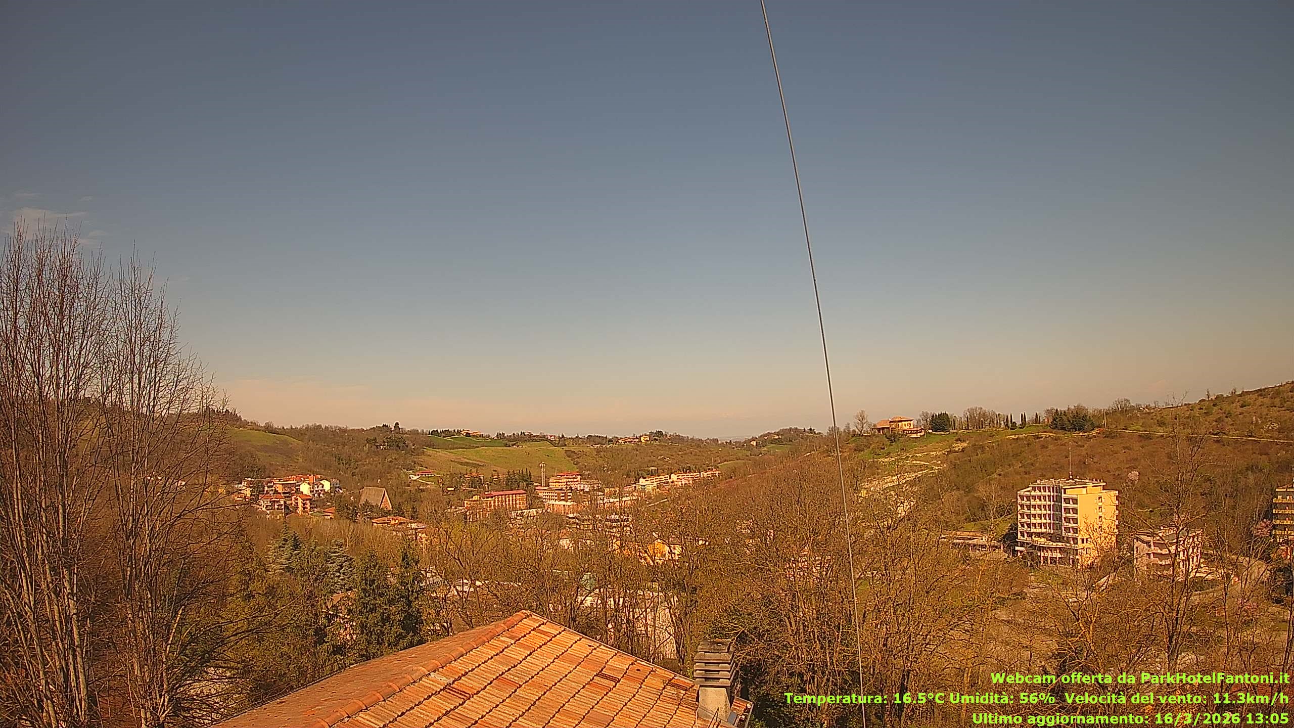 immagine della webcam nei dintorni di Piacenza: webcam Salsomaggiore Terme