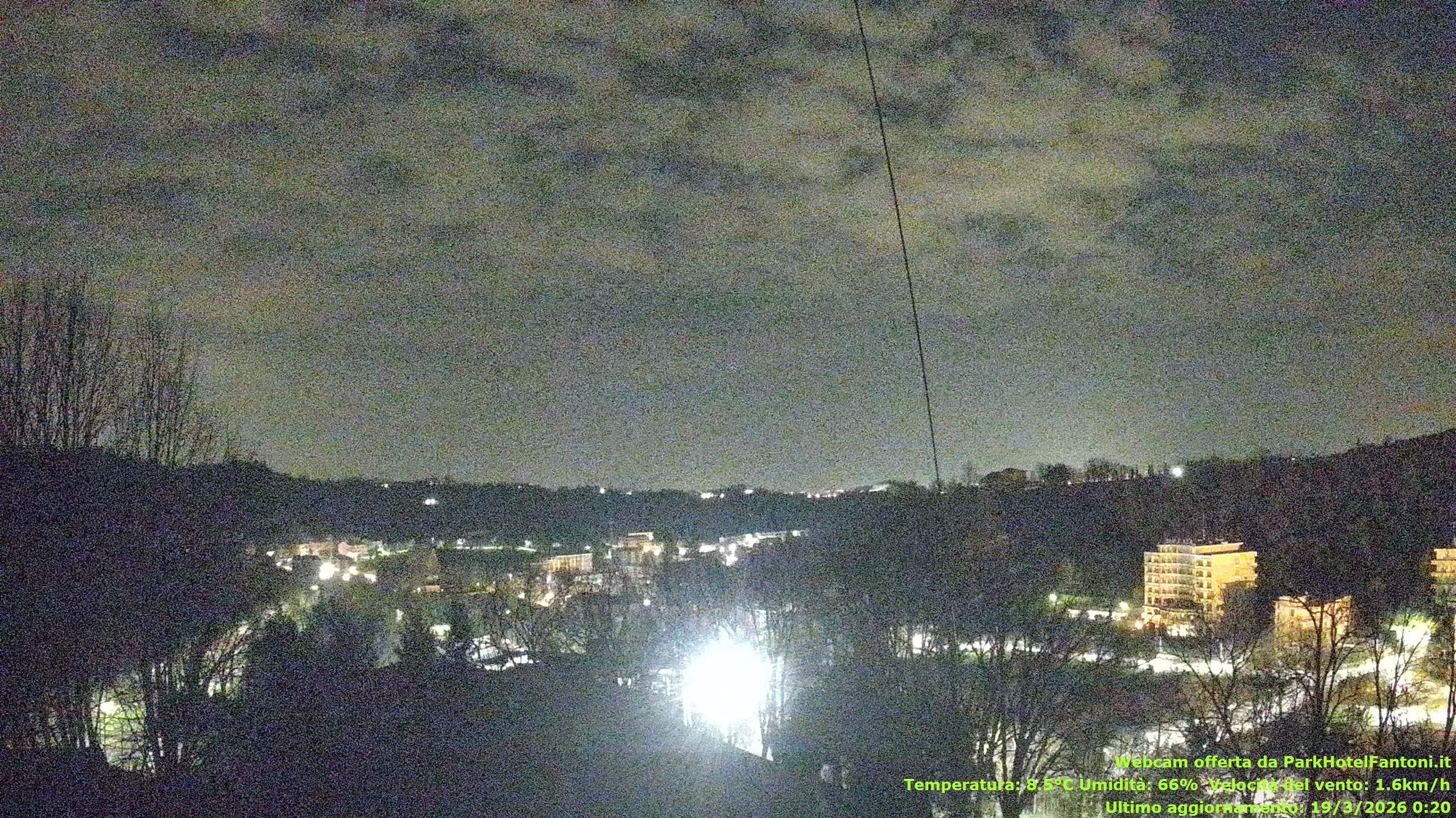 immagine della webcam nei dintorni di Bardi: webcam Salsomaggiore Terme