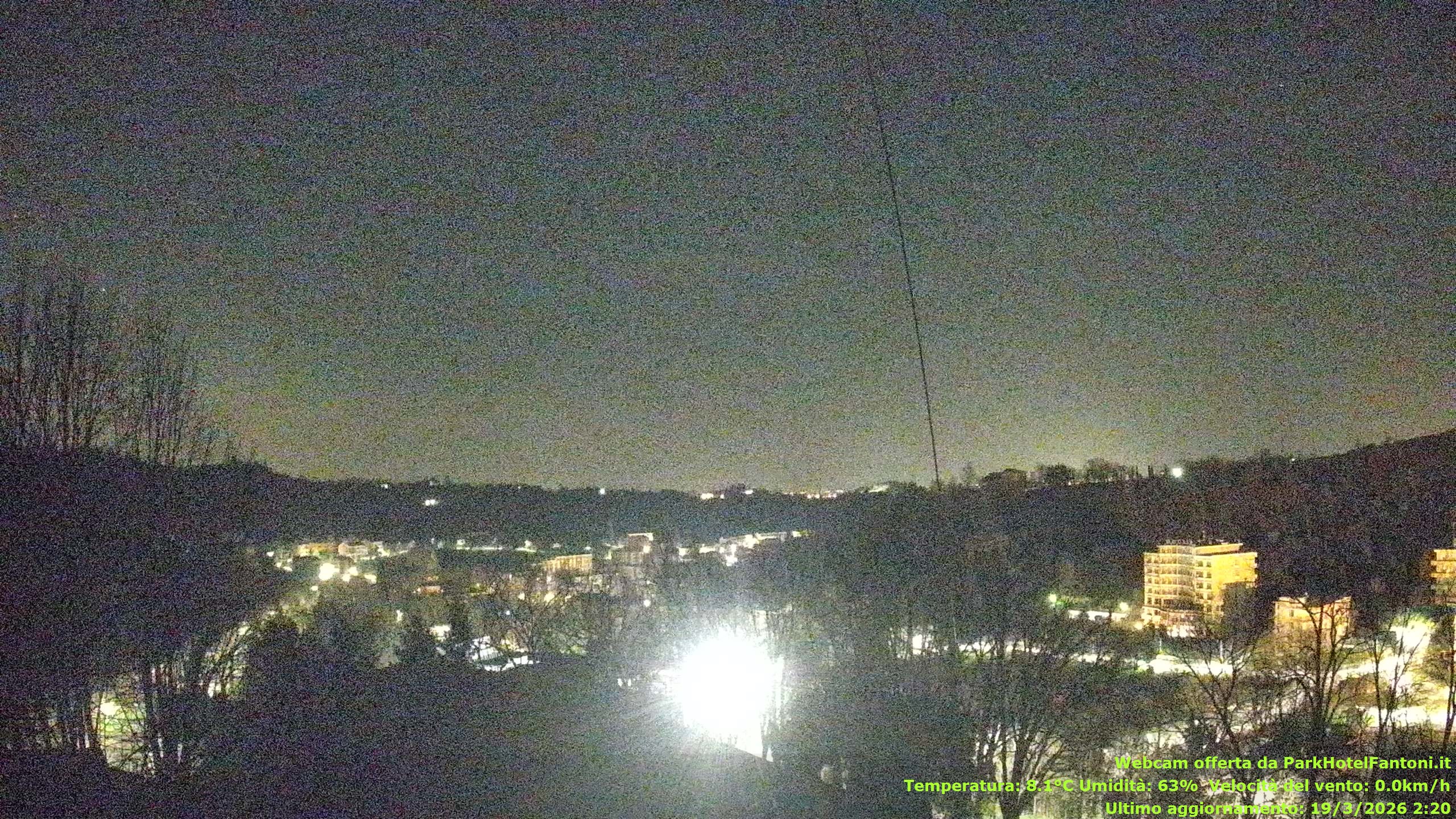 immagine della webcam nei dintorni di San Rocco al Porto: webcam Salsomaggiore Terme