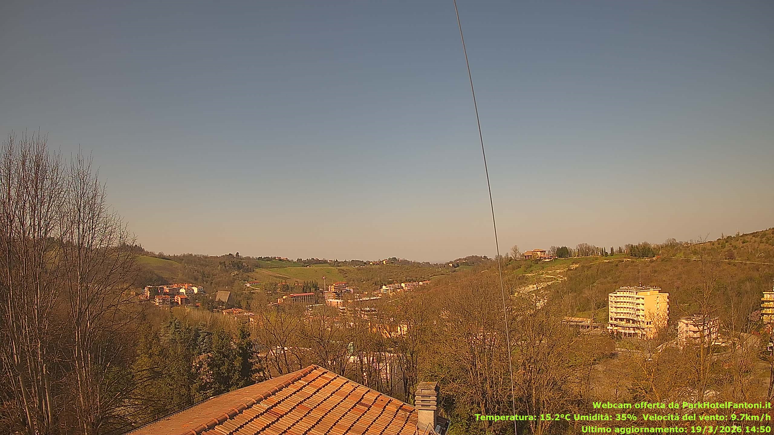 immagine della webcam nei dintorni di Fornovo di Taro: webcam Salsomaggiore Terme