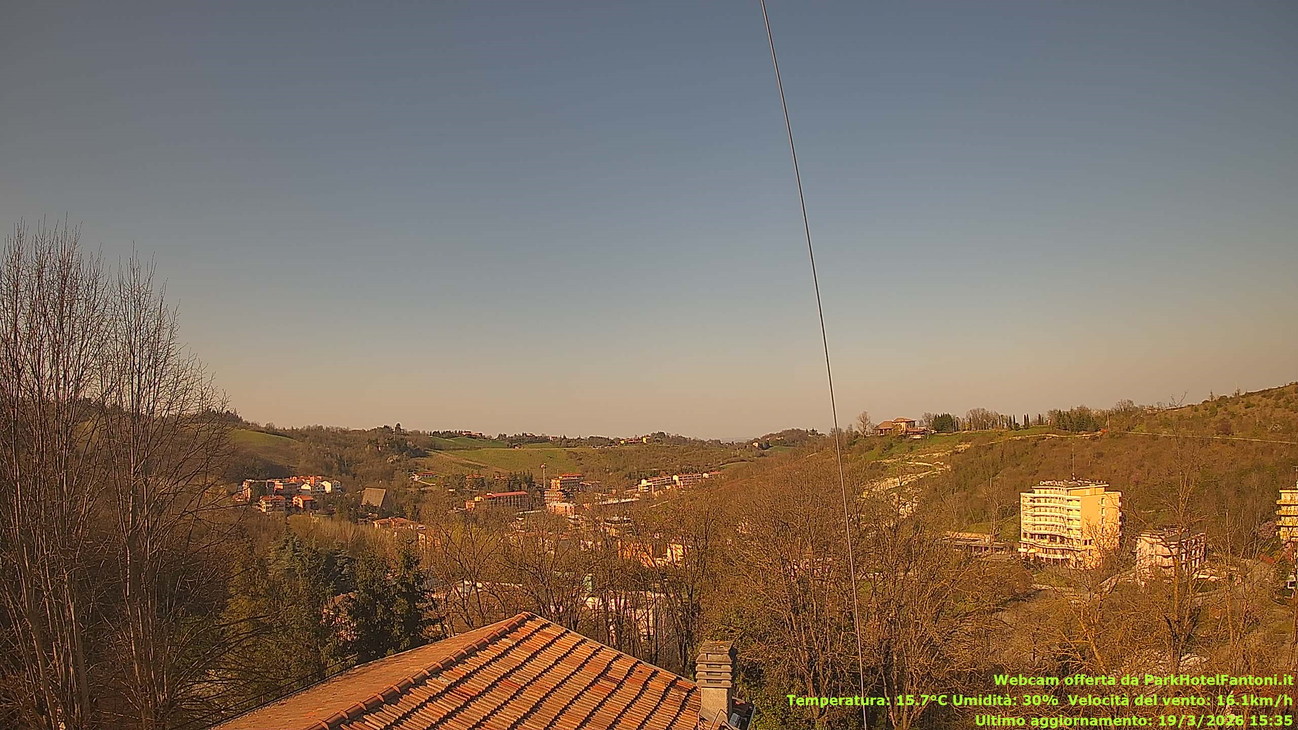 immagine della webcam nei dintorni di Roccabianca: webcam Salsomaggiore Terme