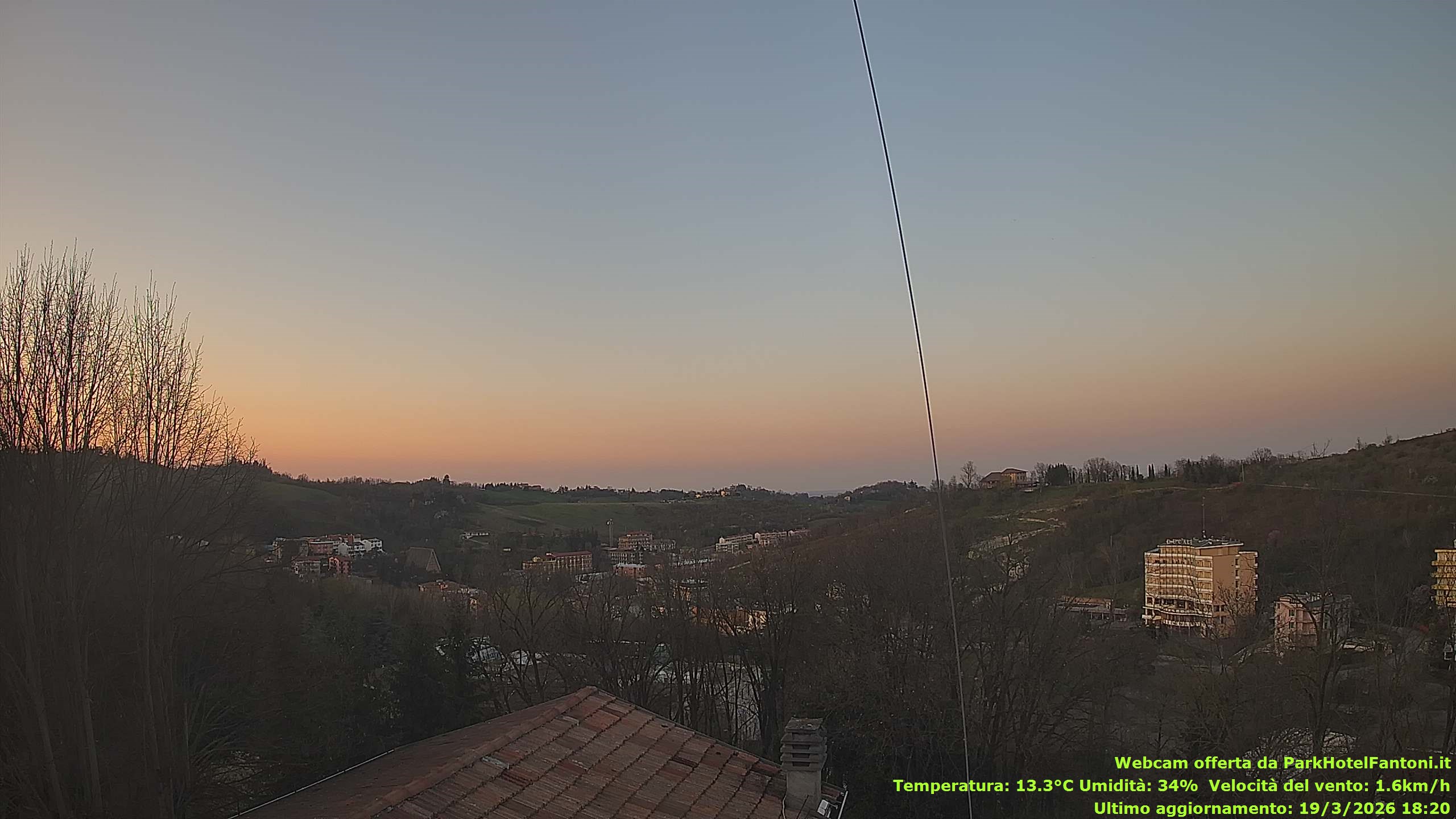 immagine della webcam nei dintorni di Fornovo di Taro: webcam Salsomaggiore Terme