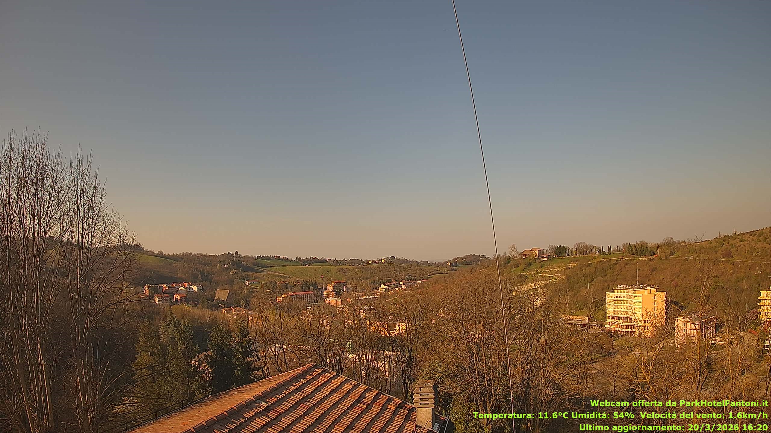 immagine della webcam nei dintorni di Roccabianca: webcam Salsomaggiore Terme