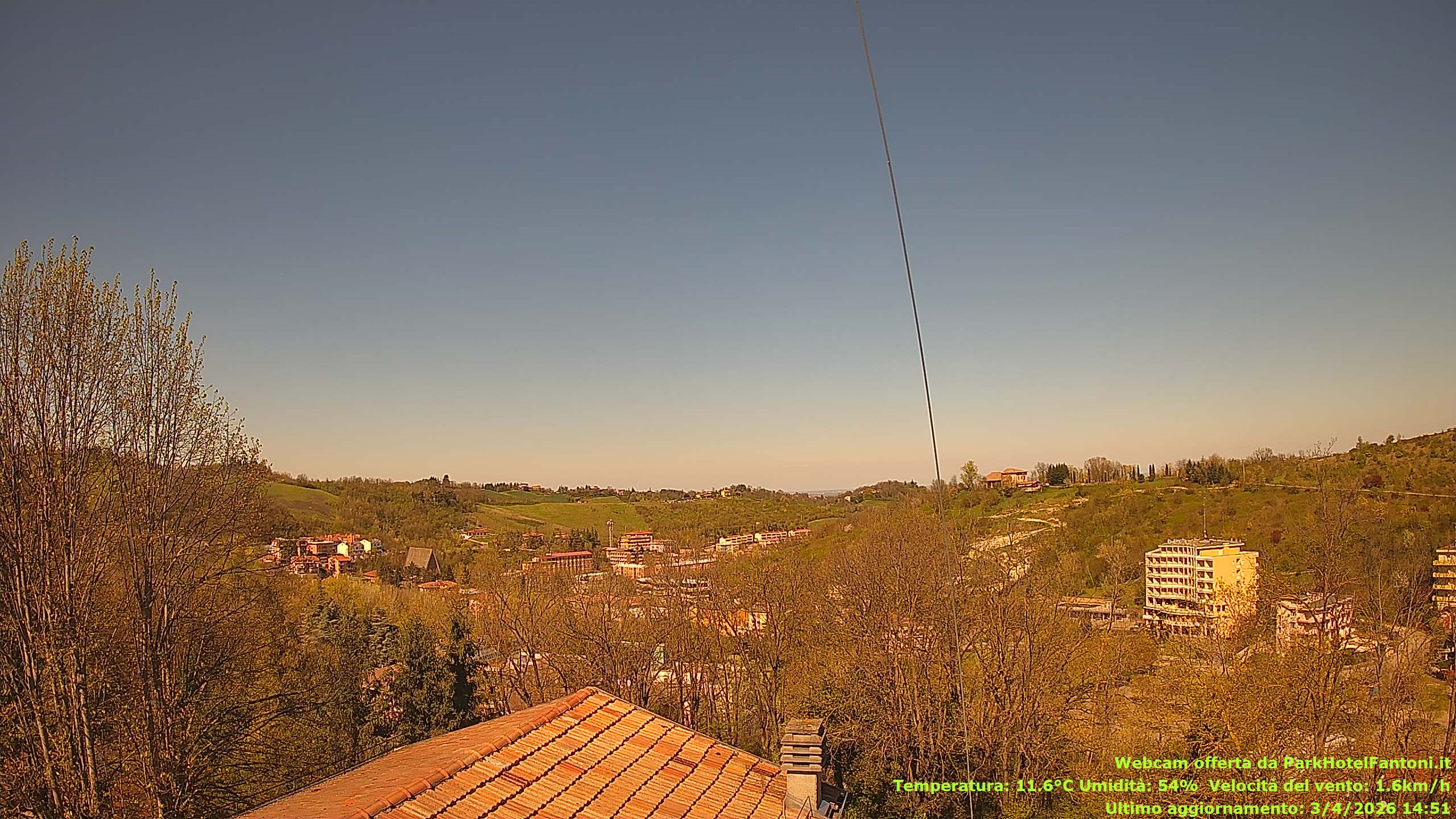 immagine della webcam nei dintorni di Parma Aeroporto: webcam Salsomaggiore Terme